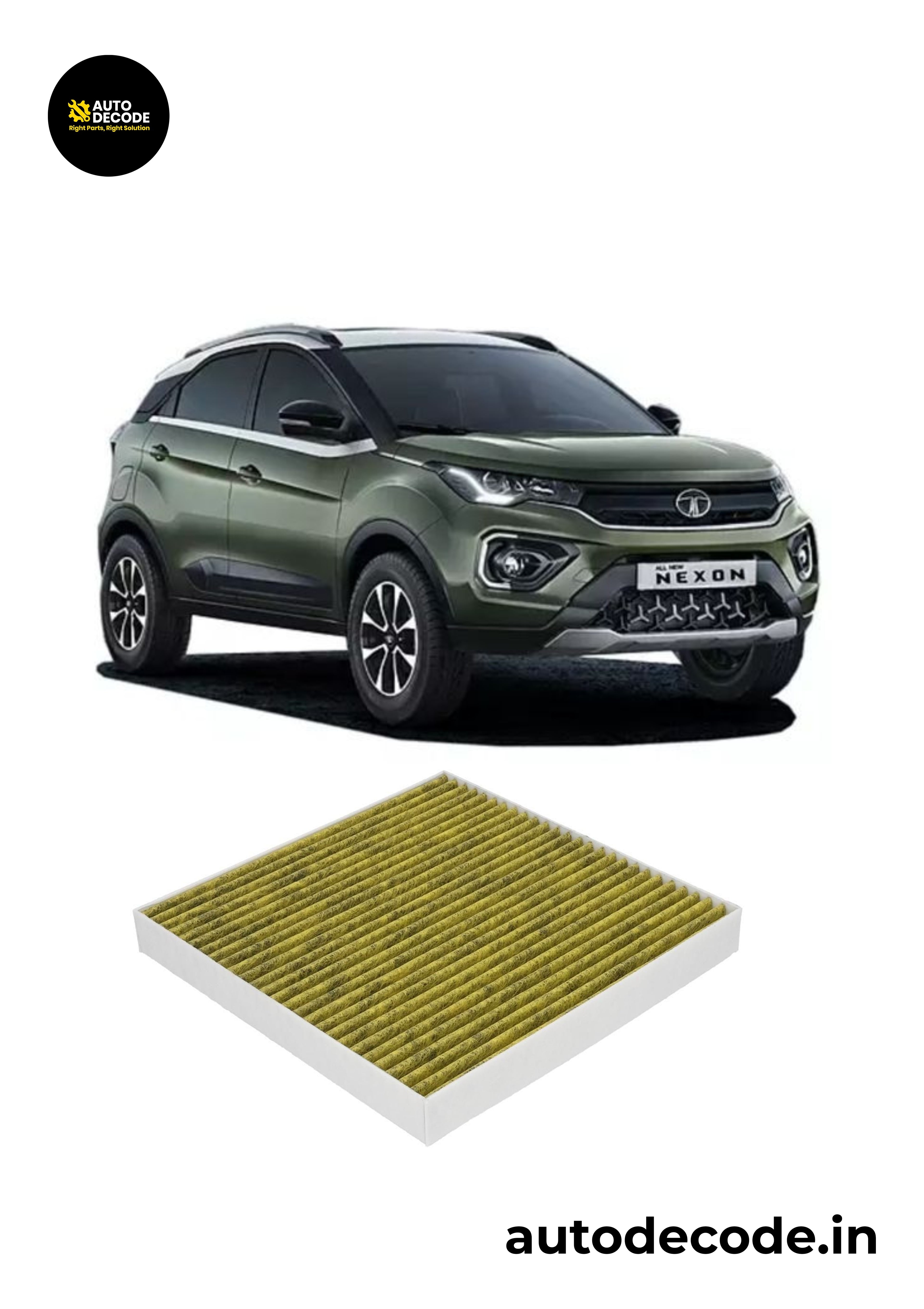 Activated Carbon Cabin Filter For Tata Nexon Type 2