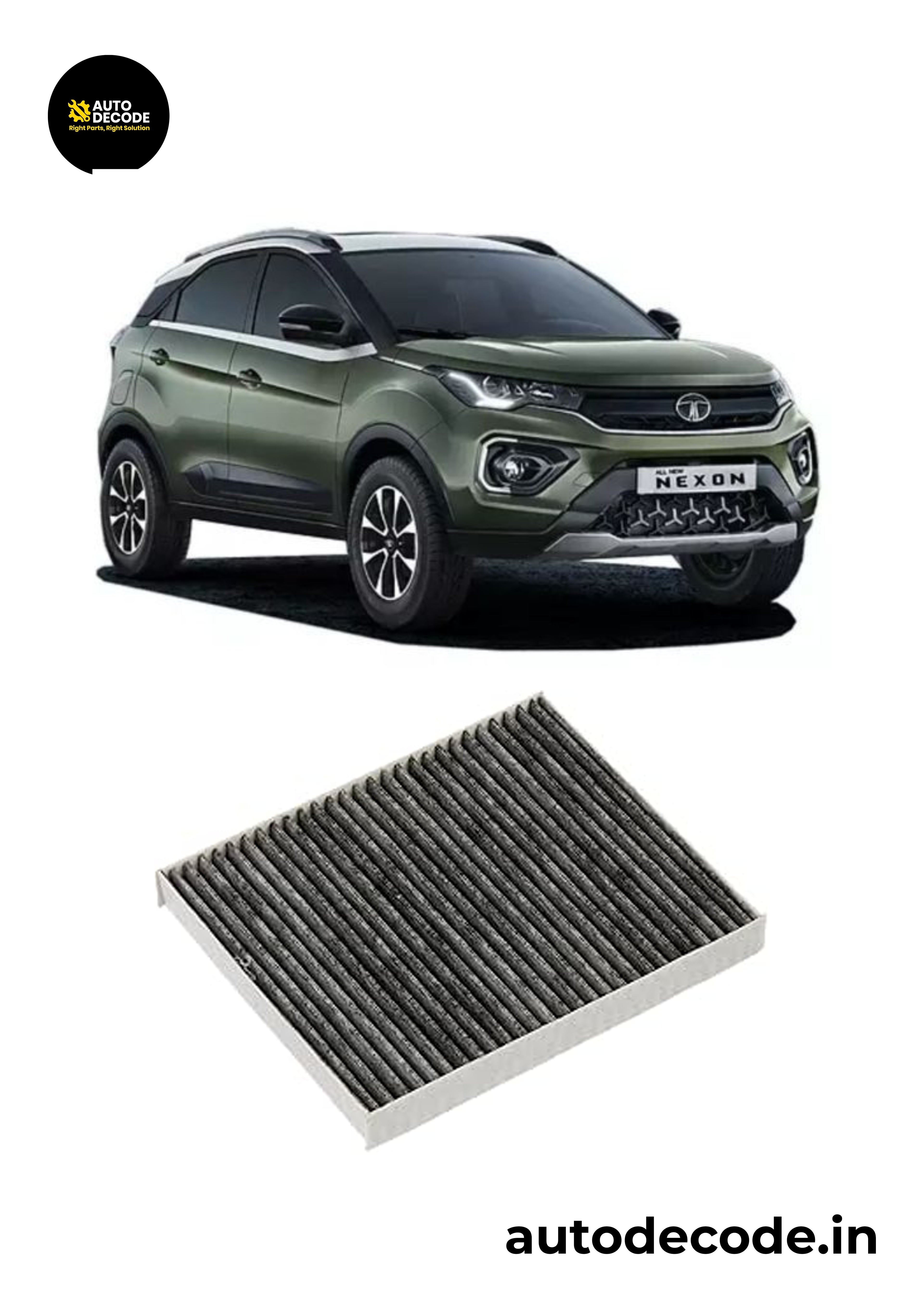 Activated Carbon Cabin Filter For Tata Nexon Type 2