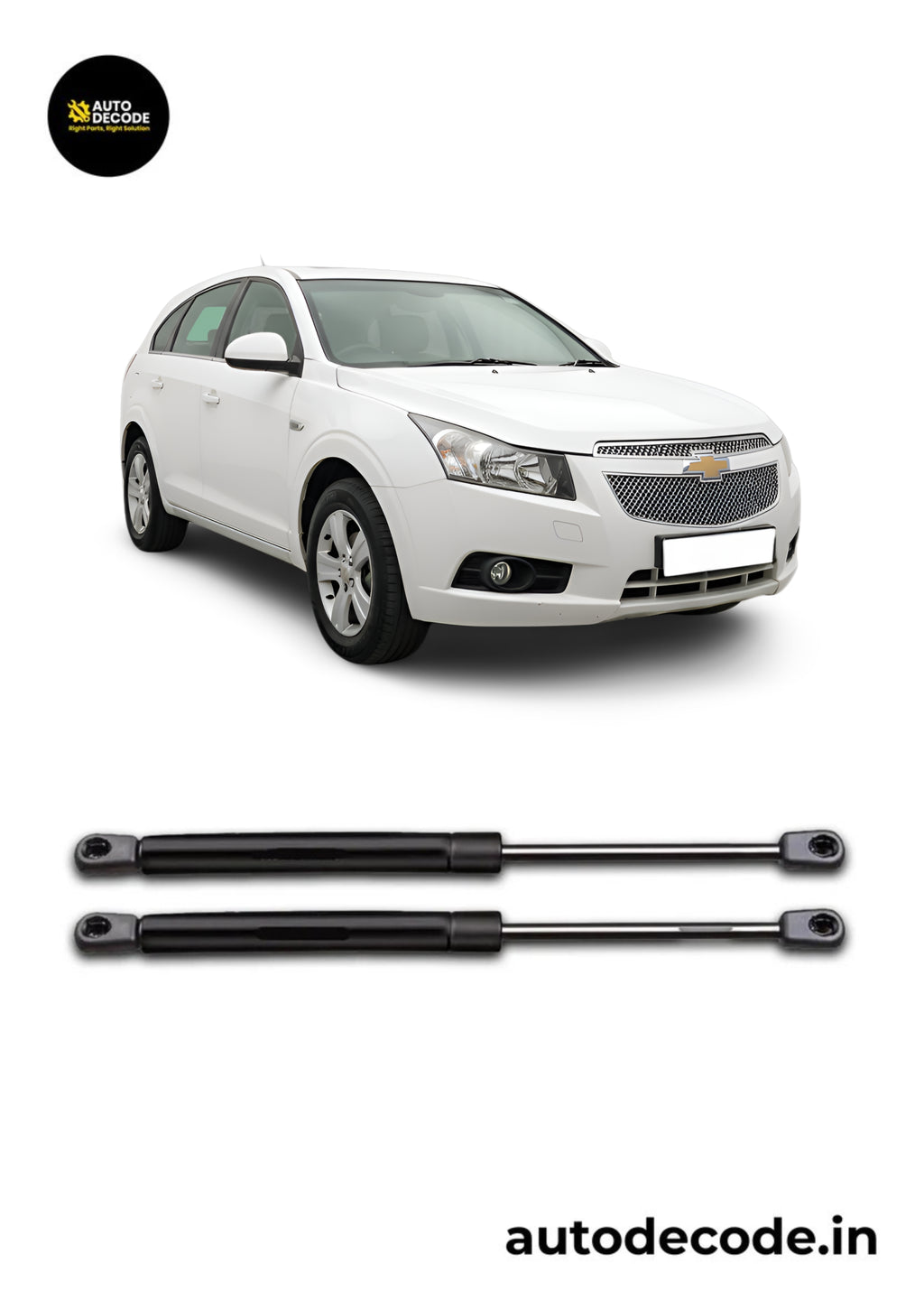 Bonnet Gas Struts for Chevrolet Captiva | Hood Lift Support | Set of 2