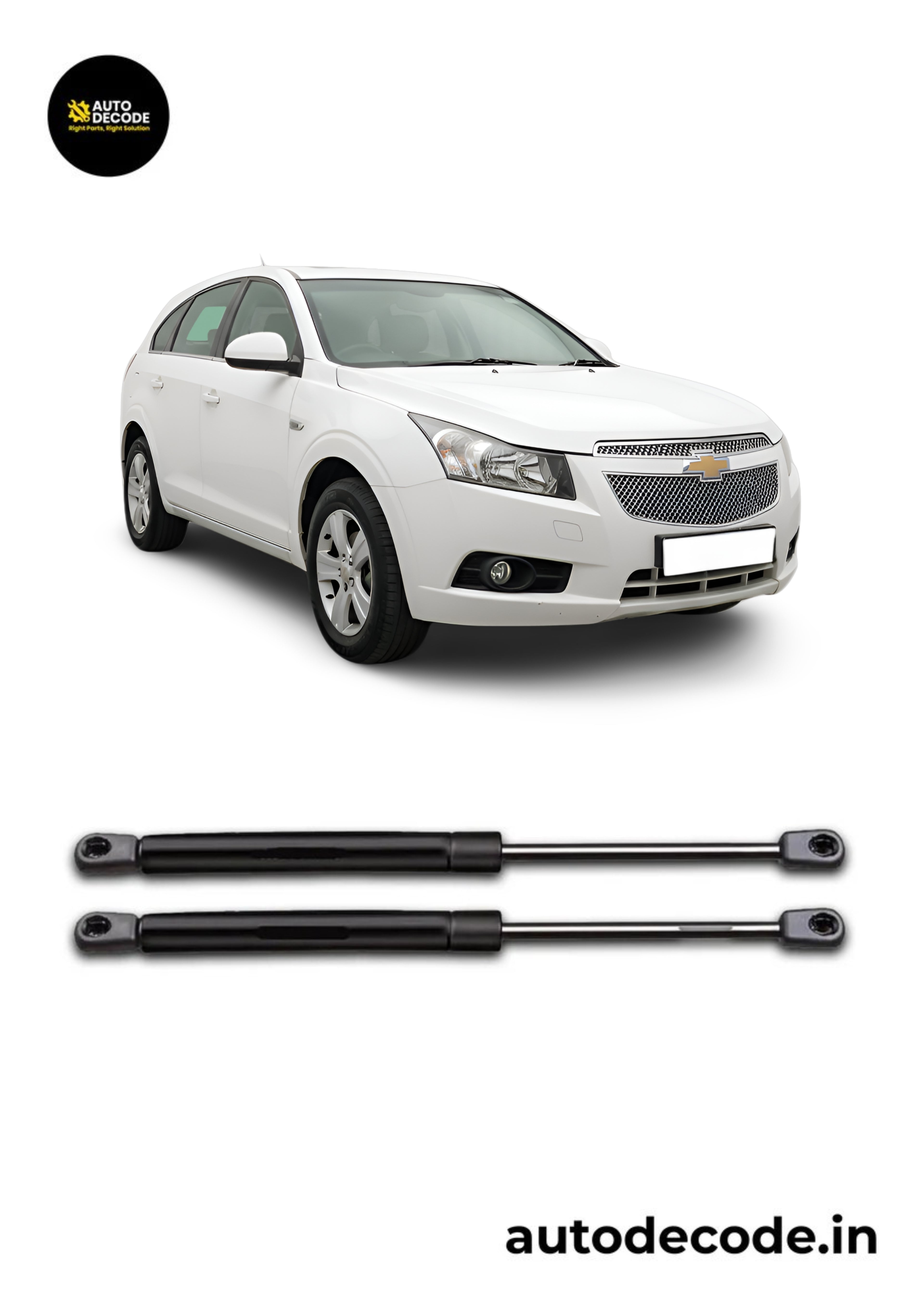 Bonnet Gas Struts for Chevrolet Captiva | Hood Lift Support | Set of 2
