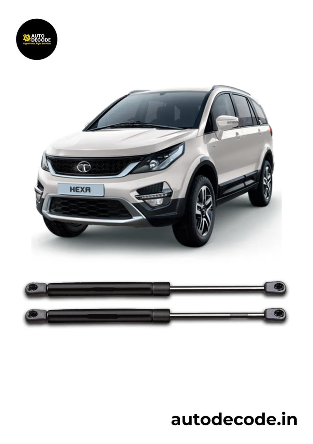 Bonnet Gas Struts for Tata Hexa | Hood Lift Support | Set of 2