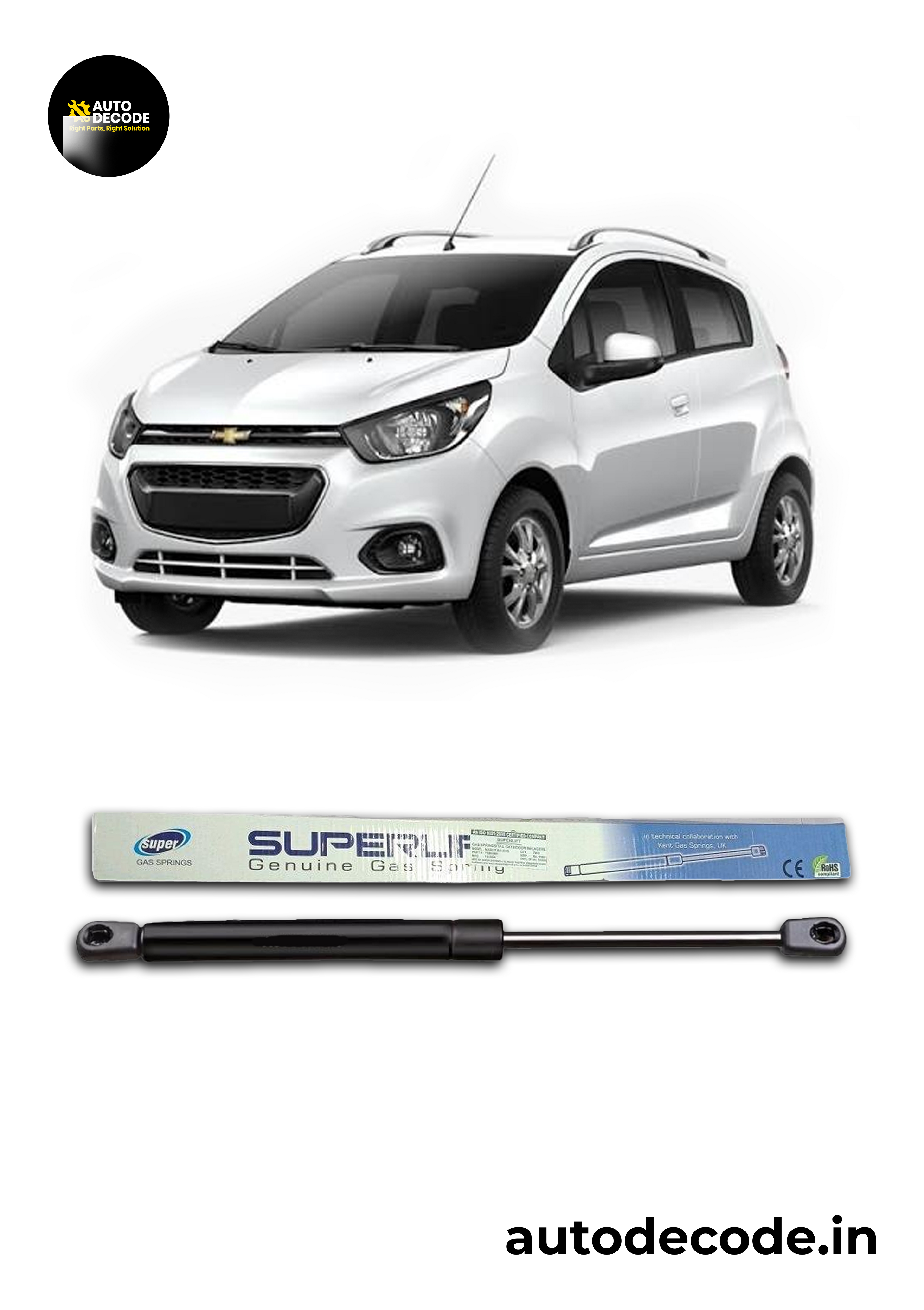Boot Gas Struts for Chevrolet Beat | Dicky Lift Support | Set of 2