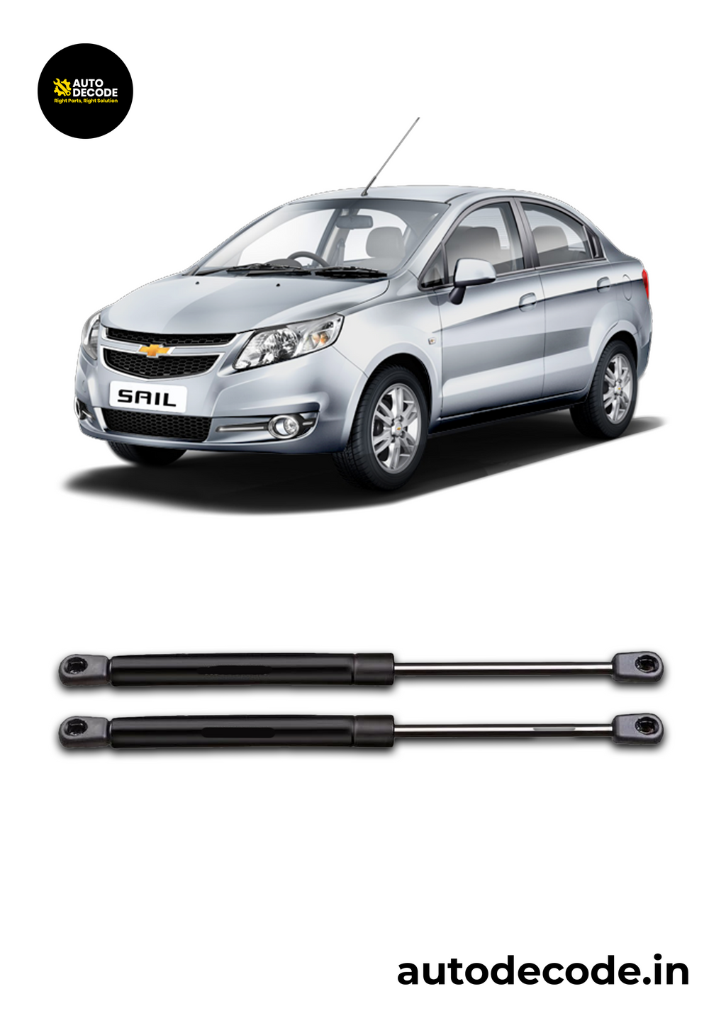 Boot Gas Struts for Chevrolet Sail | Dicky Lift Support | Set of 2