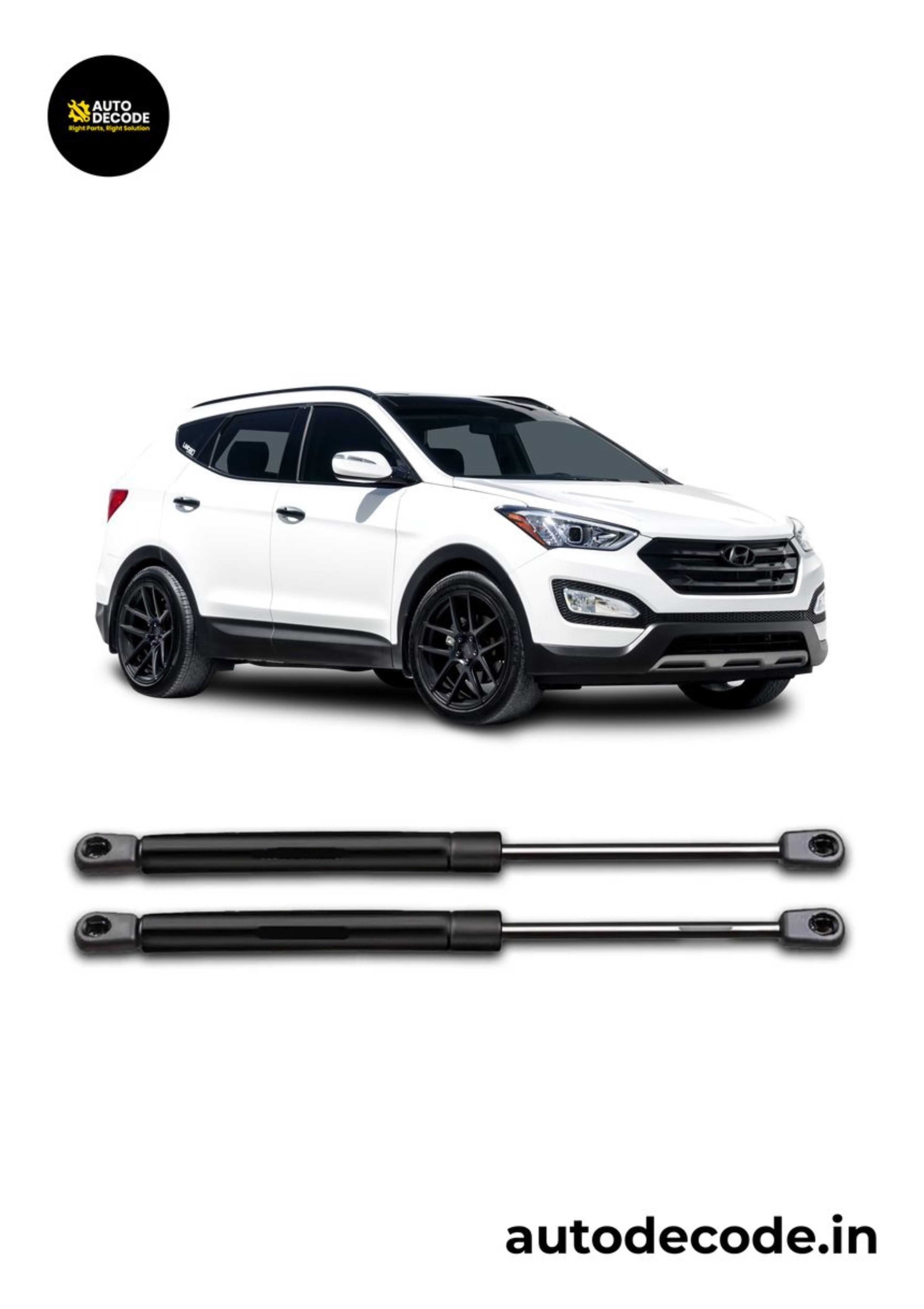 Boot Gas Struts for Hyundai Santa Fe New Model | Dicky Lift Support | Set of 2