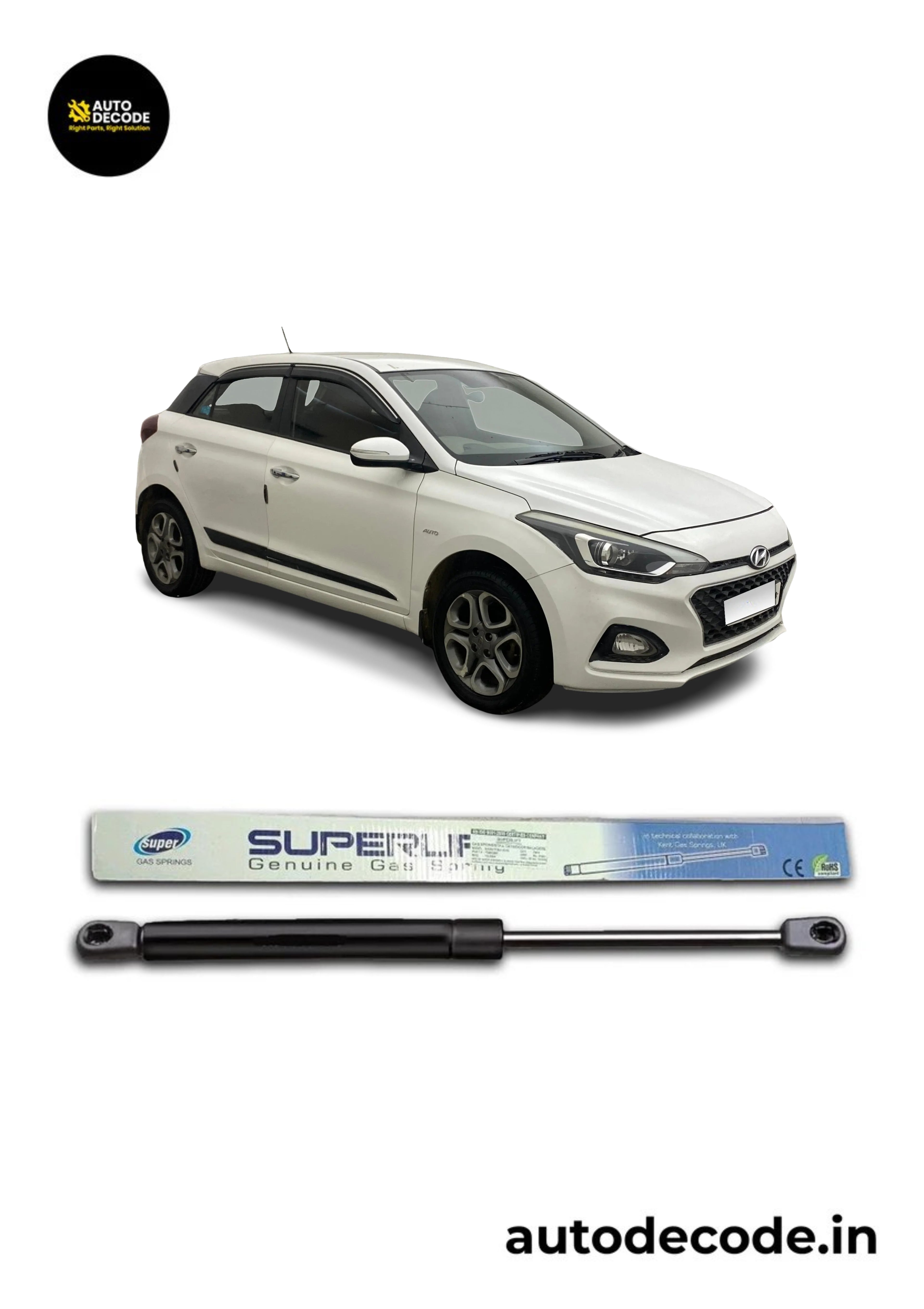 Boot Gas Struts for Hyundai i20 Magna | Dicky Lift Support | Set of 2