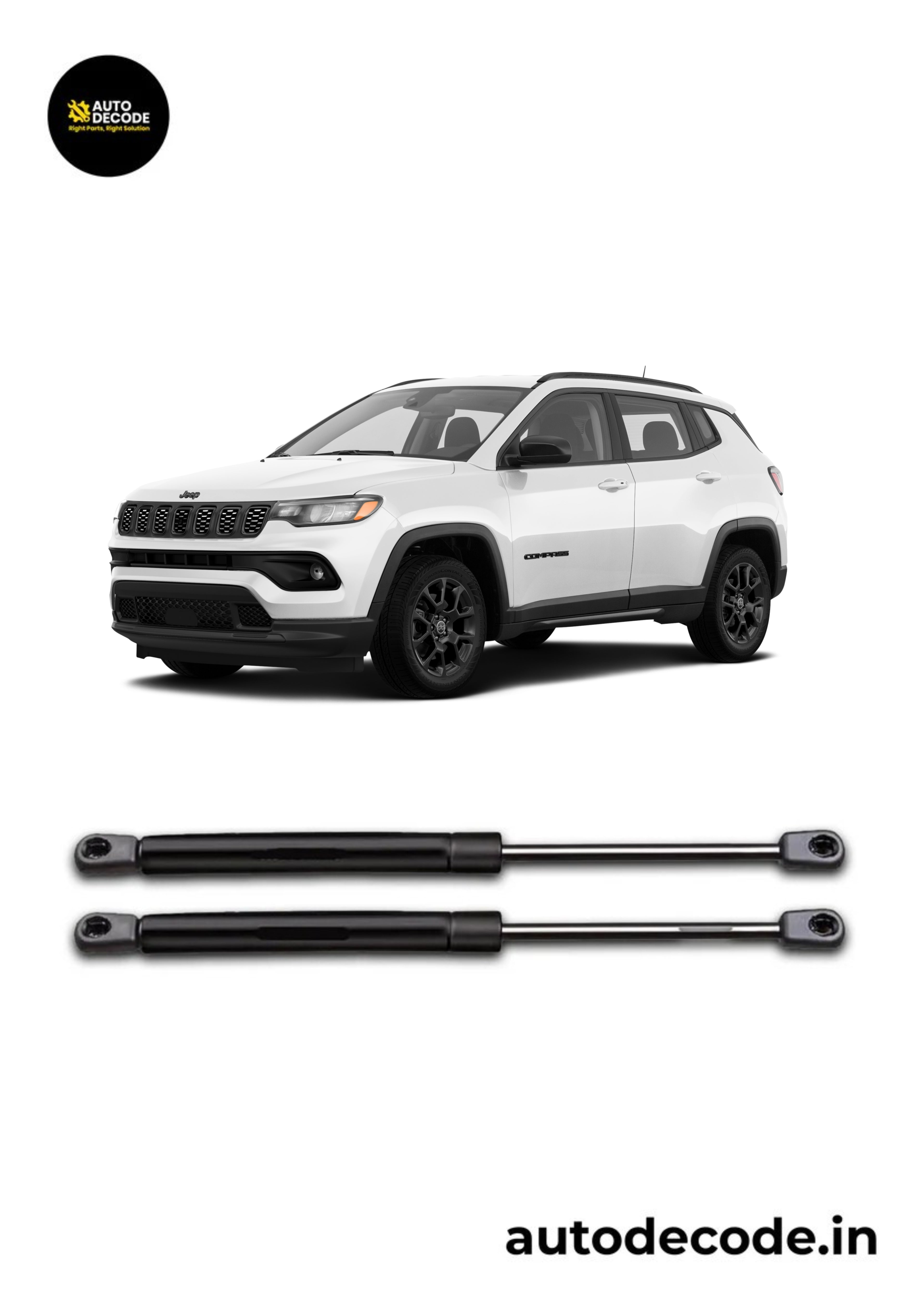 Boot Gas Struts for Jeep Compass | Dicky Lift Support | Set of 2