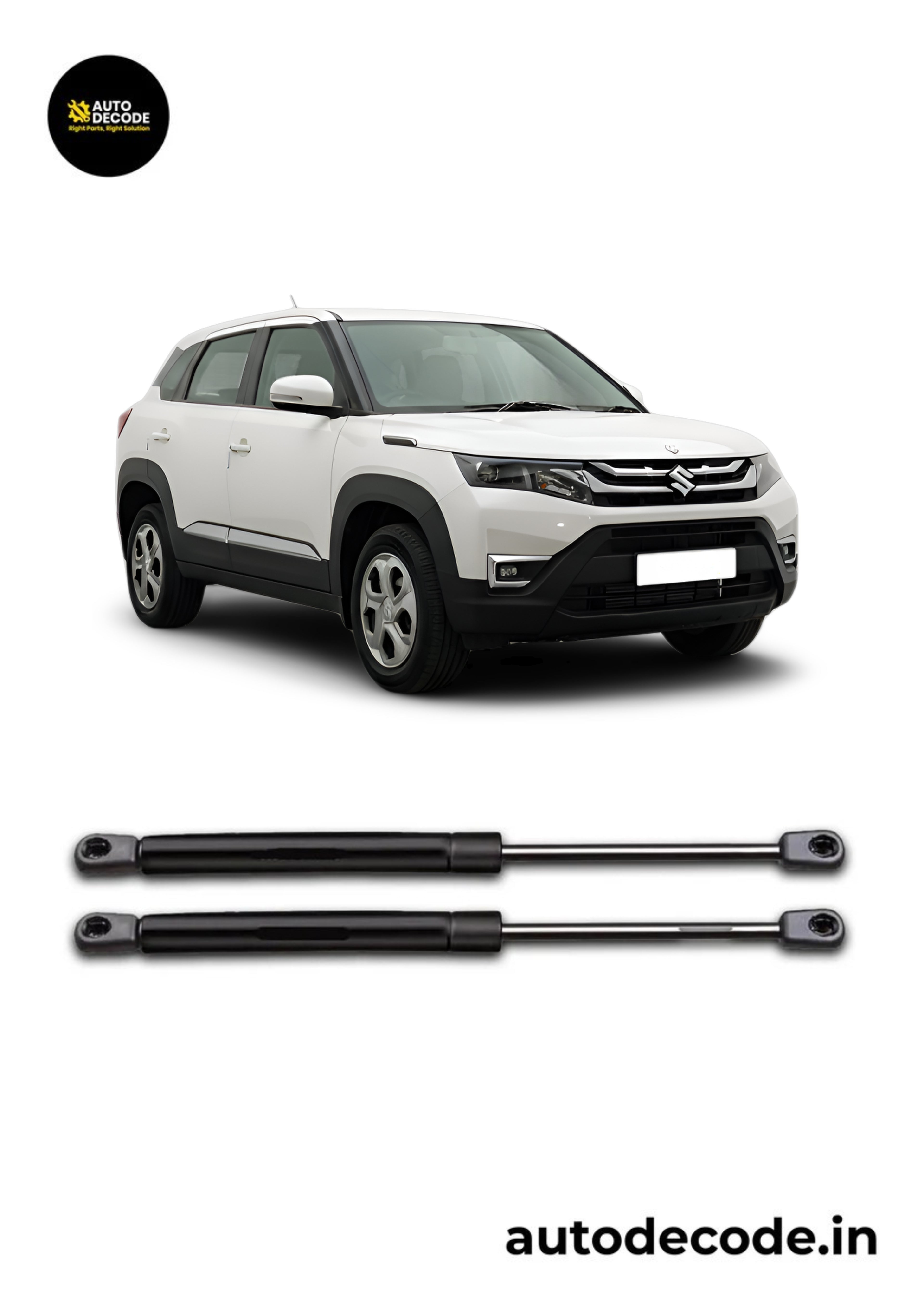 Boot Gas Struts for Maruti Brezza | Dicky Lift Support | Set of 2