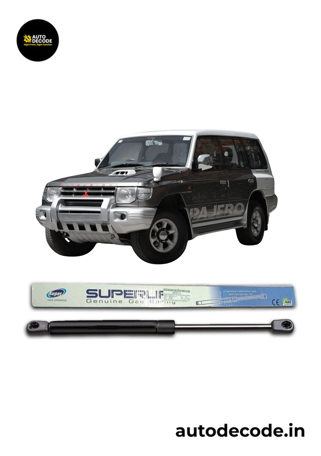 Boot Gas Struts for Mitsubishi Pajero | Dicky Lift Support | Set of 2