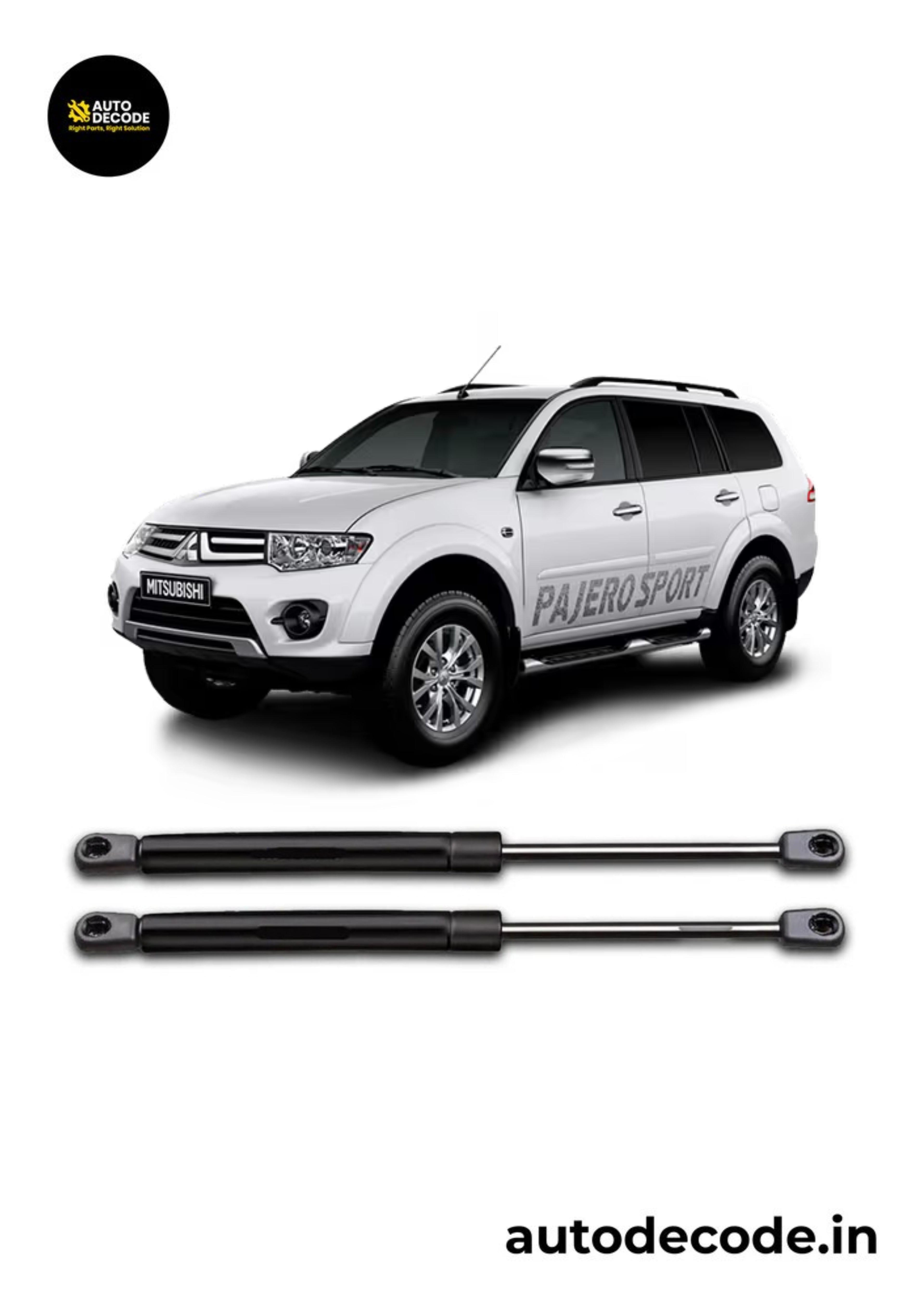 Boot Gas Struts for Mitsubishi Pajero Sport | Dicky Lift Support | Set of 2