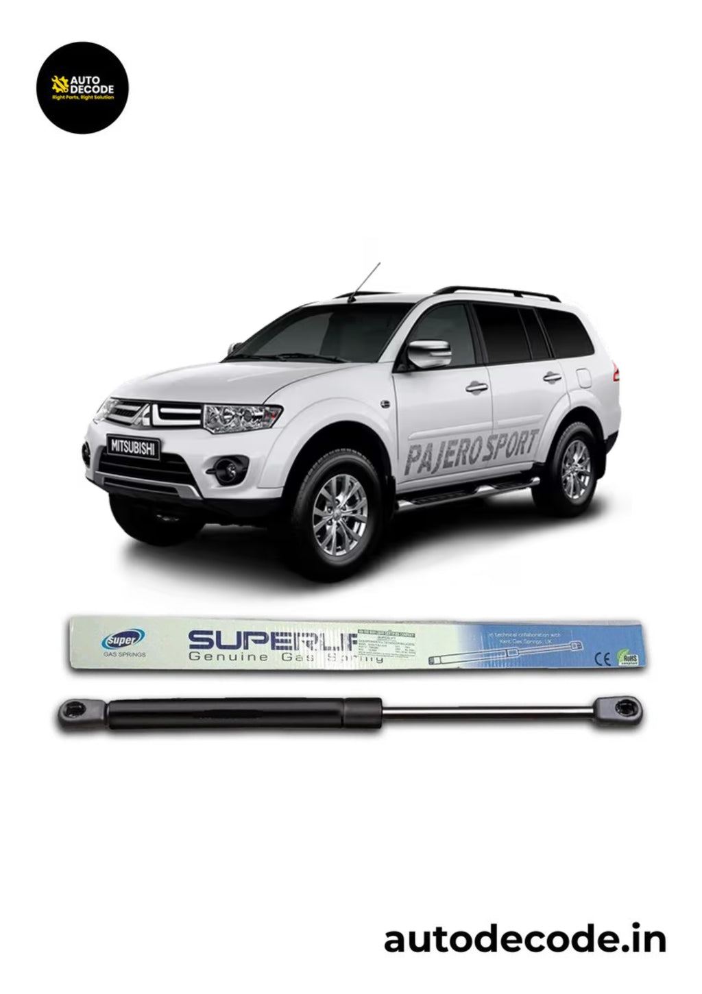 Boot Gas Struts for Mitsubishi Pajero Sport | Dicky Lift Support | Set of 2