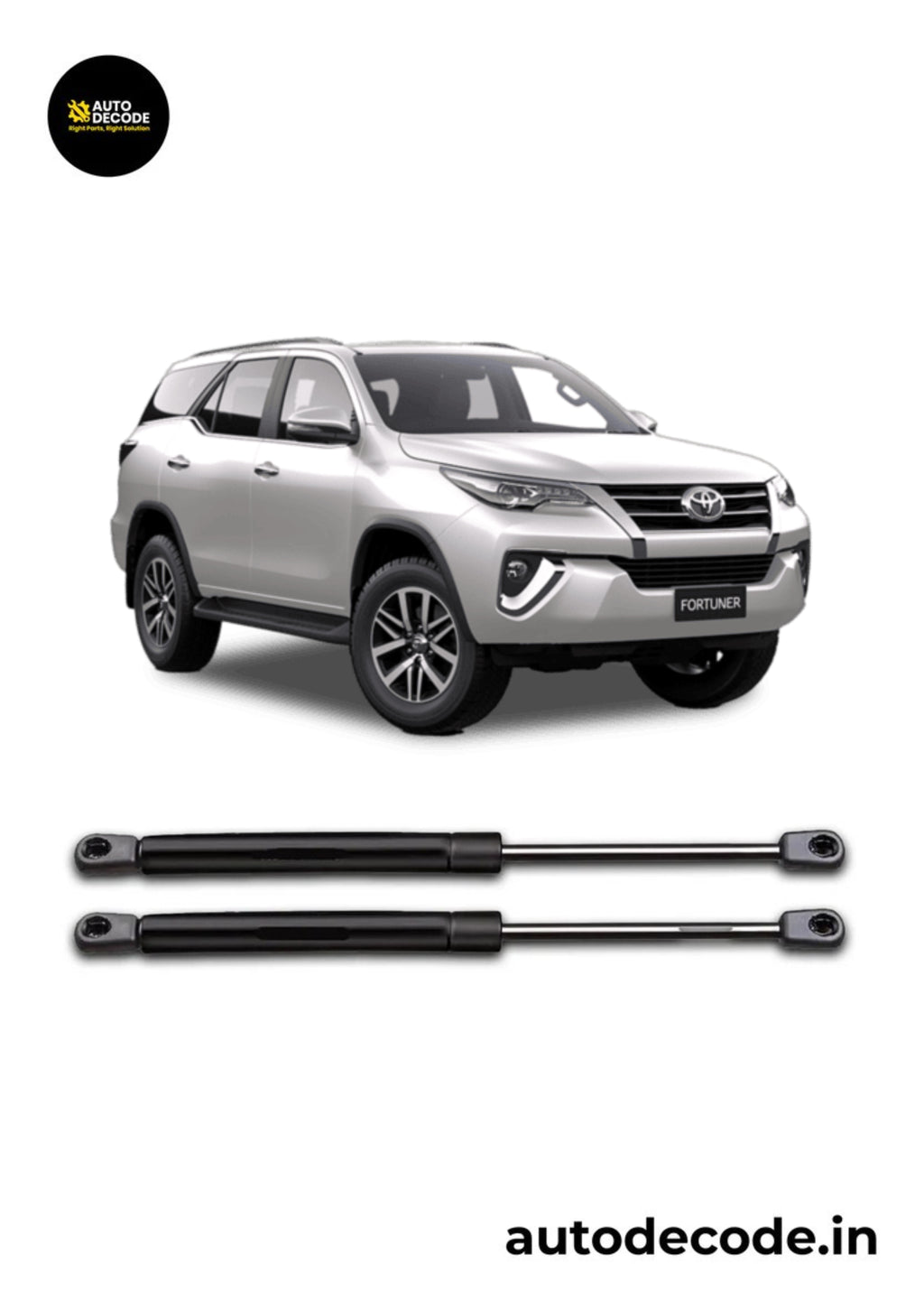 Boot Gas Struts for Toyota Fortuner | Only For Manual Dicky Lift Support