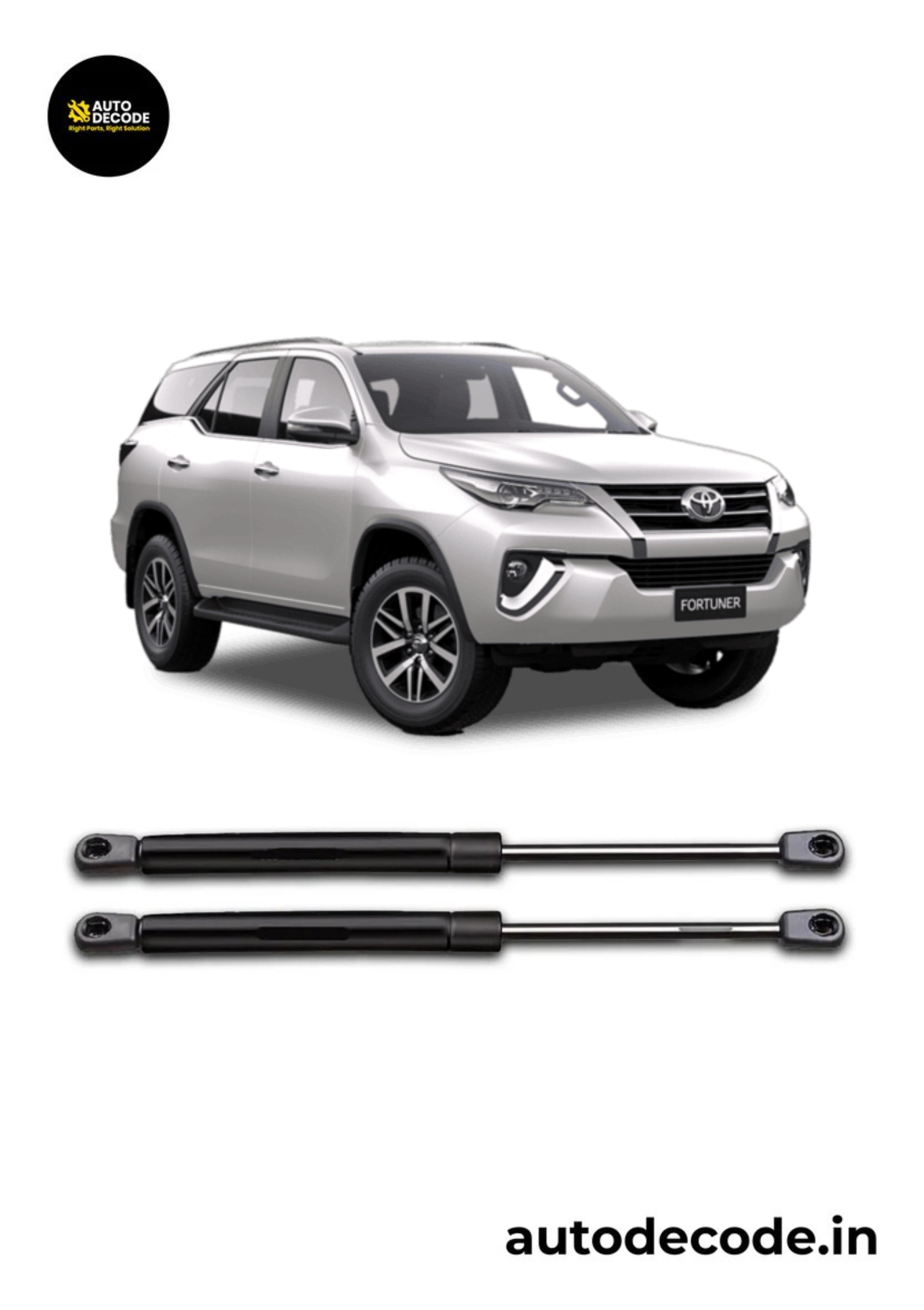 Boot Gas Struts for Toyota Fortuner | Only For Manual Dicky Lift Support