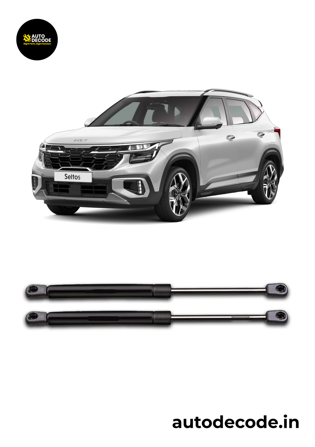 Boot Gas Struts for Kia Seltos | Dicky Lift Support | Set of 2