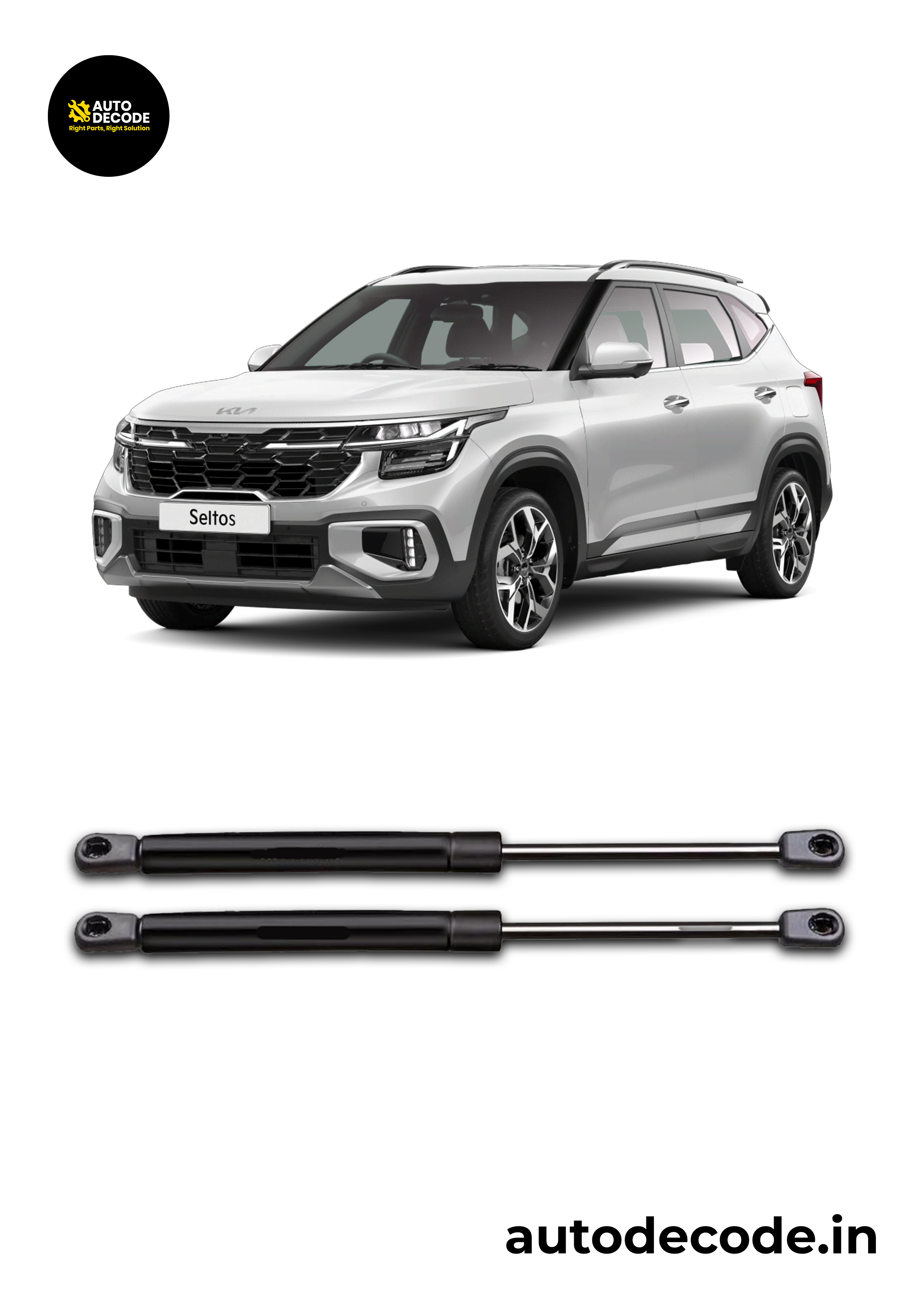 Boot Gas Struts for Kia Seltos | Dicky Lift Support | Set of 2