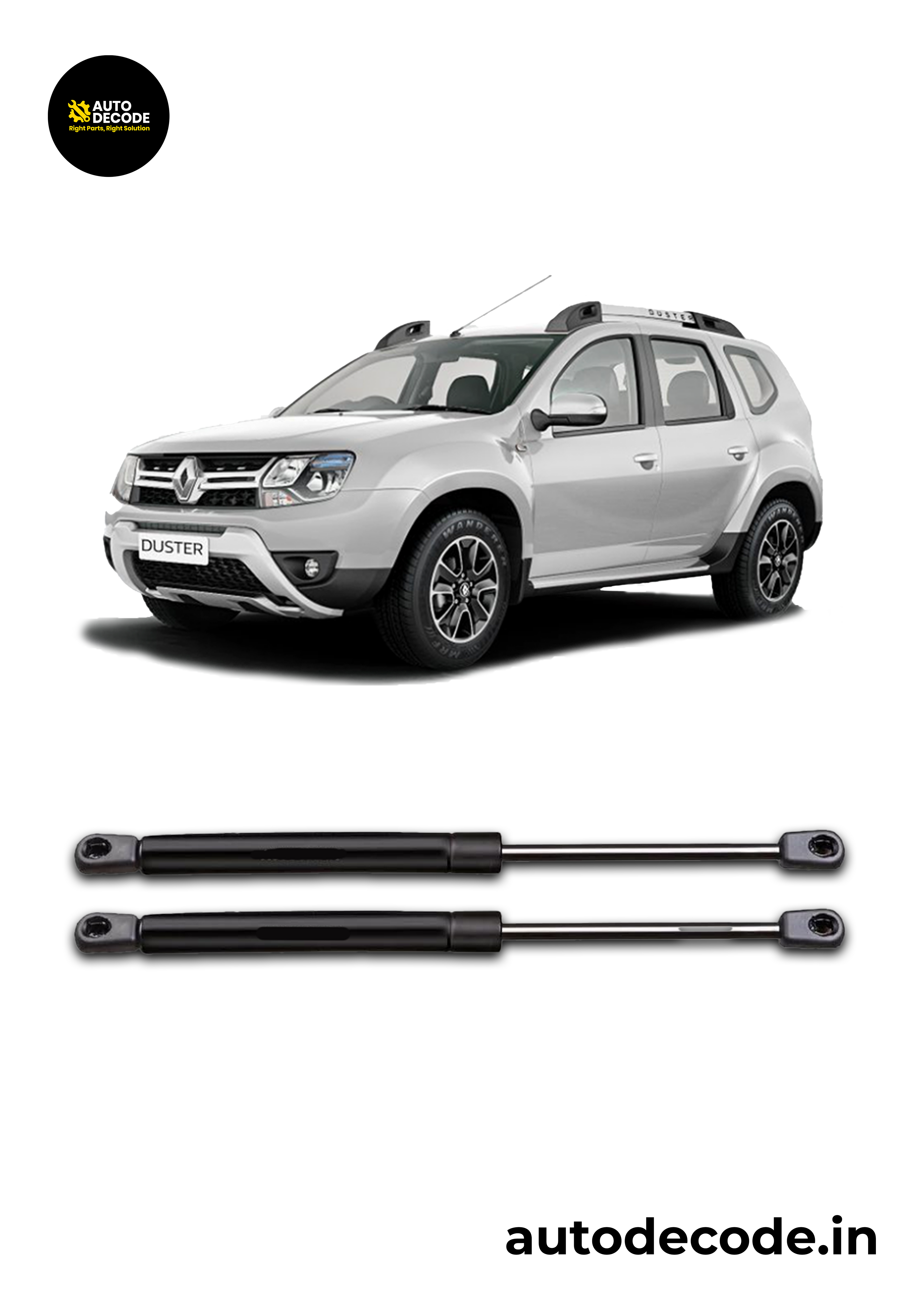 Boot Gas Struts for Renault Duster | Dicky Lift Support | Set of 2