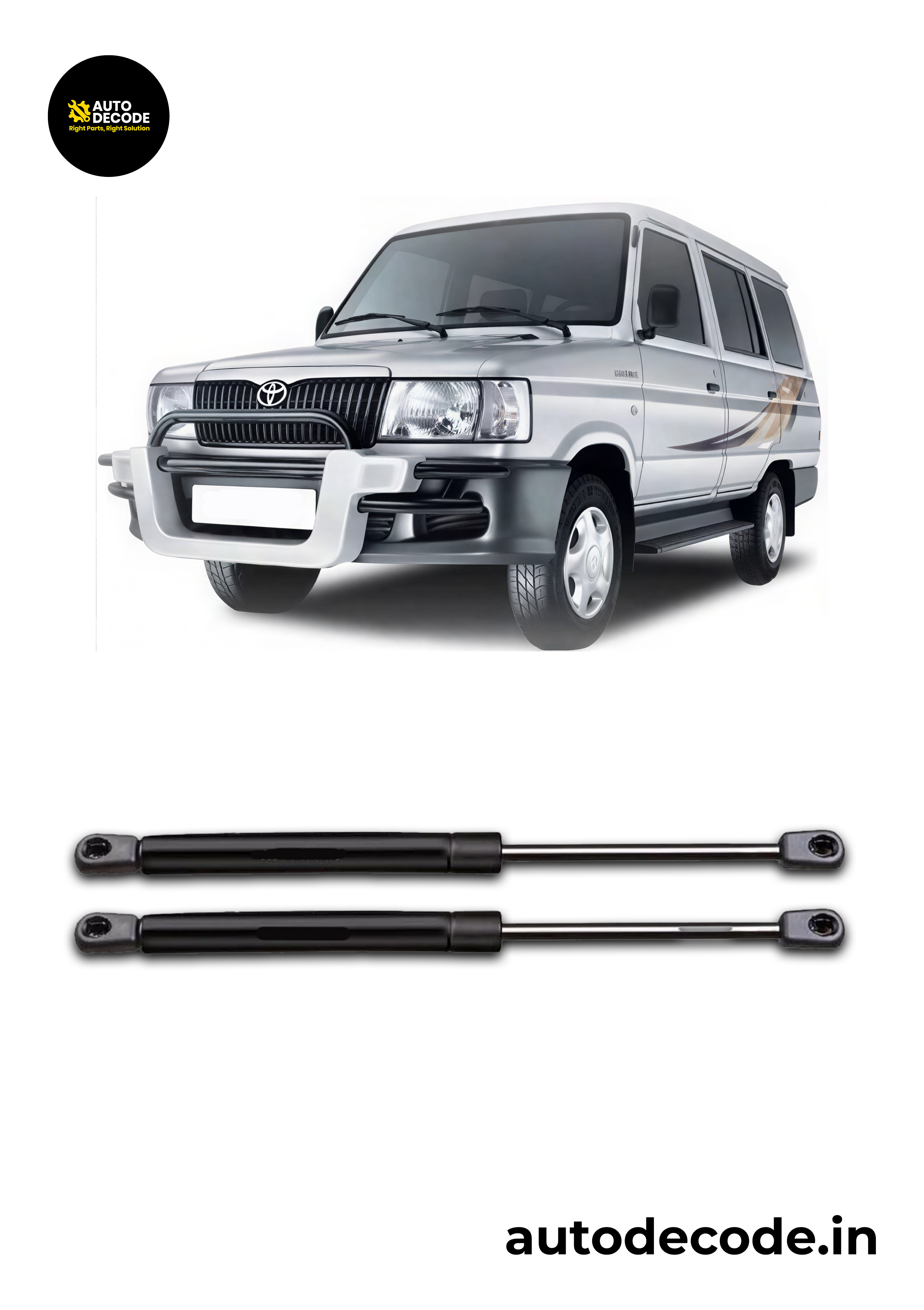 Boot Gas Struts for Toyota Qualis | Dicky Lift Support | Set of 2