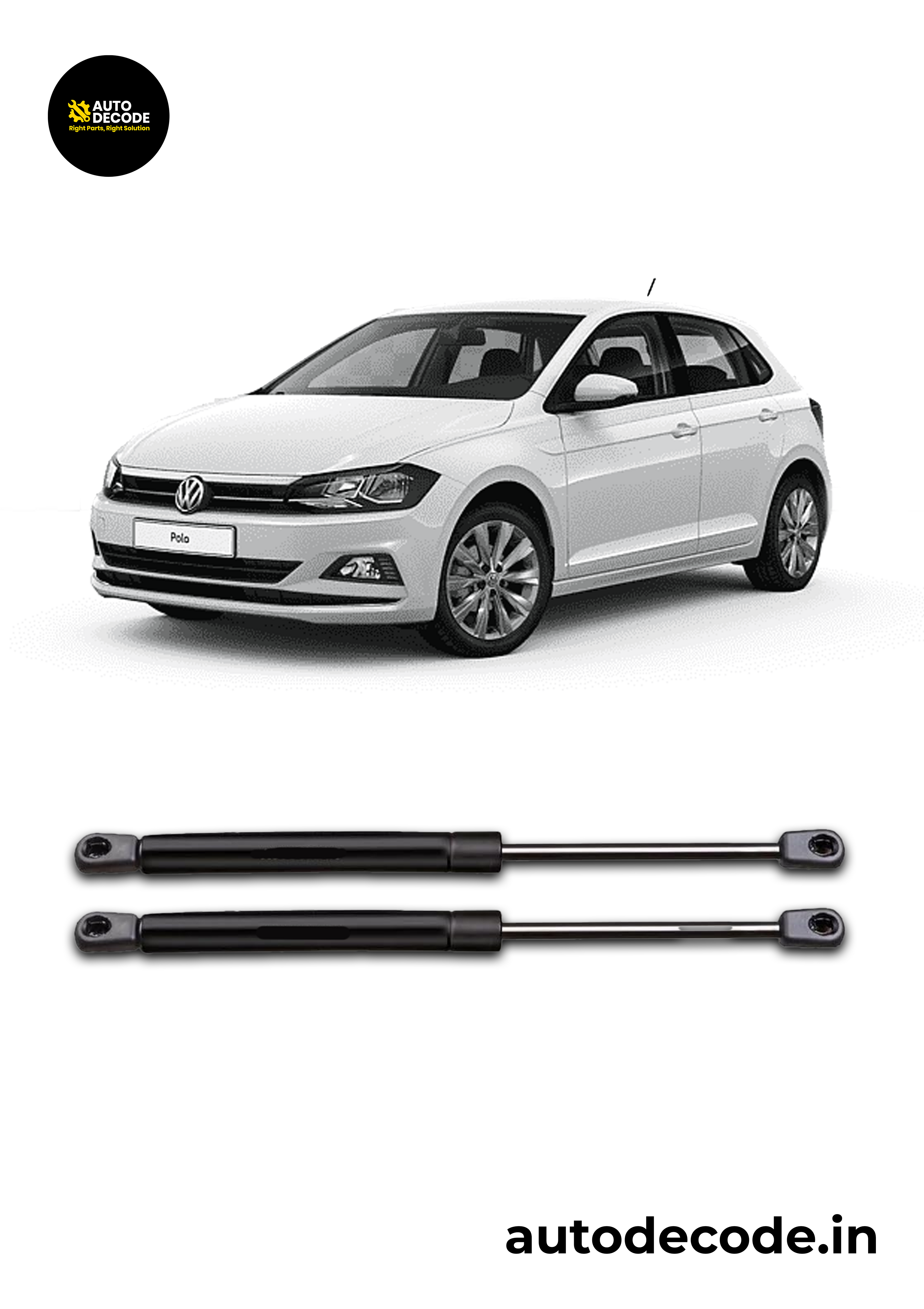 Boot Gas Struts for Volkswagen Polo | Dicky Lift Support | Set of 2
