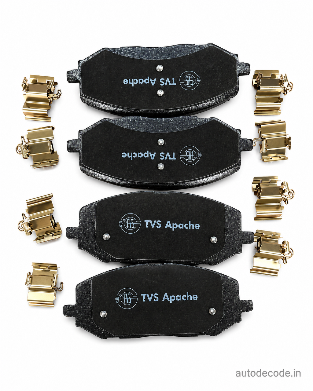 Front Brake Pads For Skoda Kushaq / Slavia / Volkswagen Virtus / Taigun – TVS