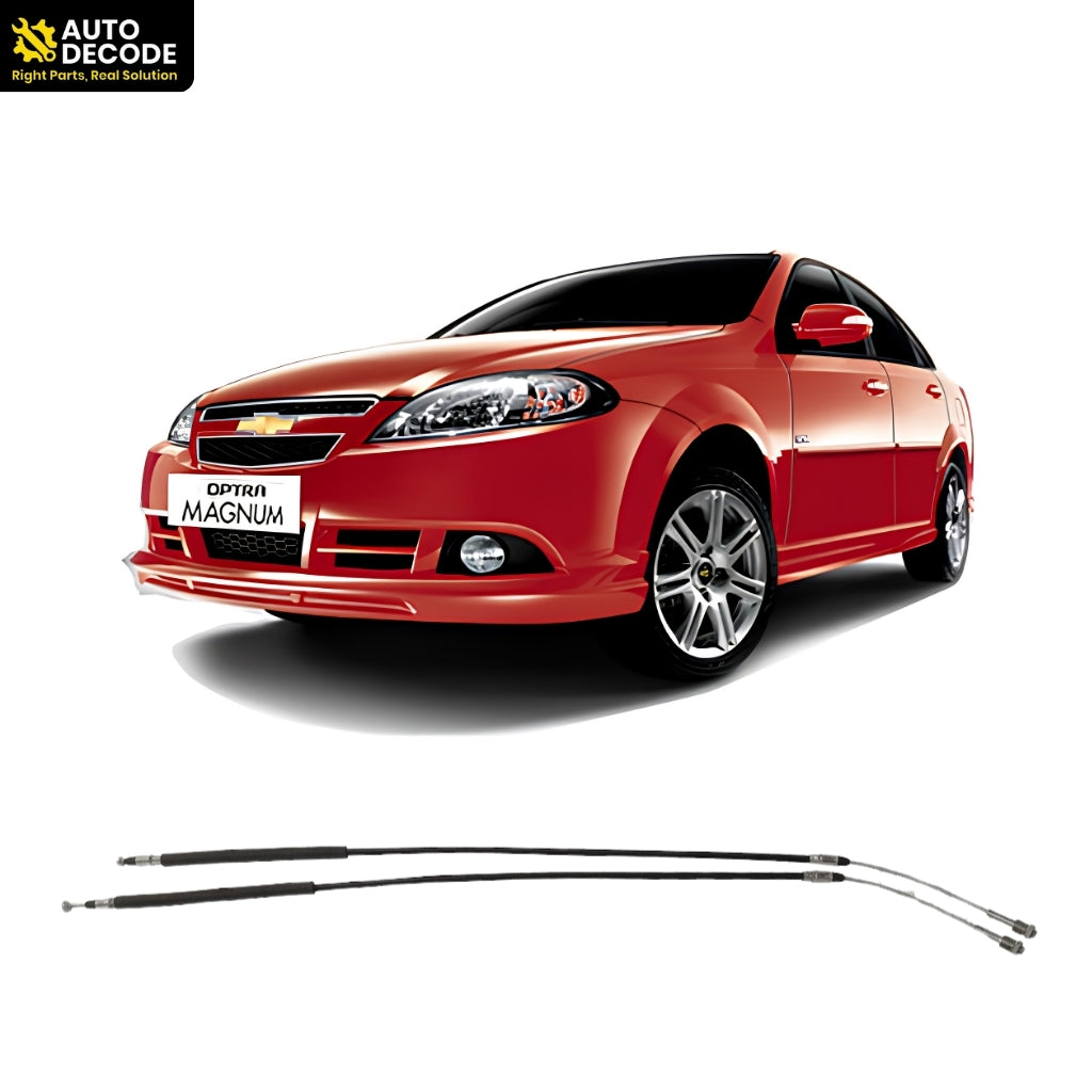 Chevrolet Optra Magnum Diesel Rear Parking Brake Cable with Ratchet Assembly Set of 2 | New Era