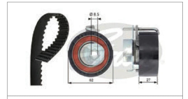 Timing Belt Kit for Ford EcoSport 1.5L Petrol – Gates