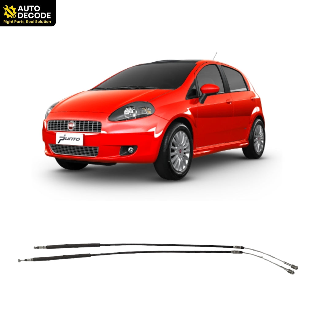 Fiat Punto Rear Parking Brake Cable Set of 2 | New Era