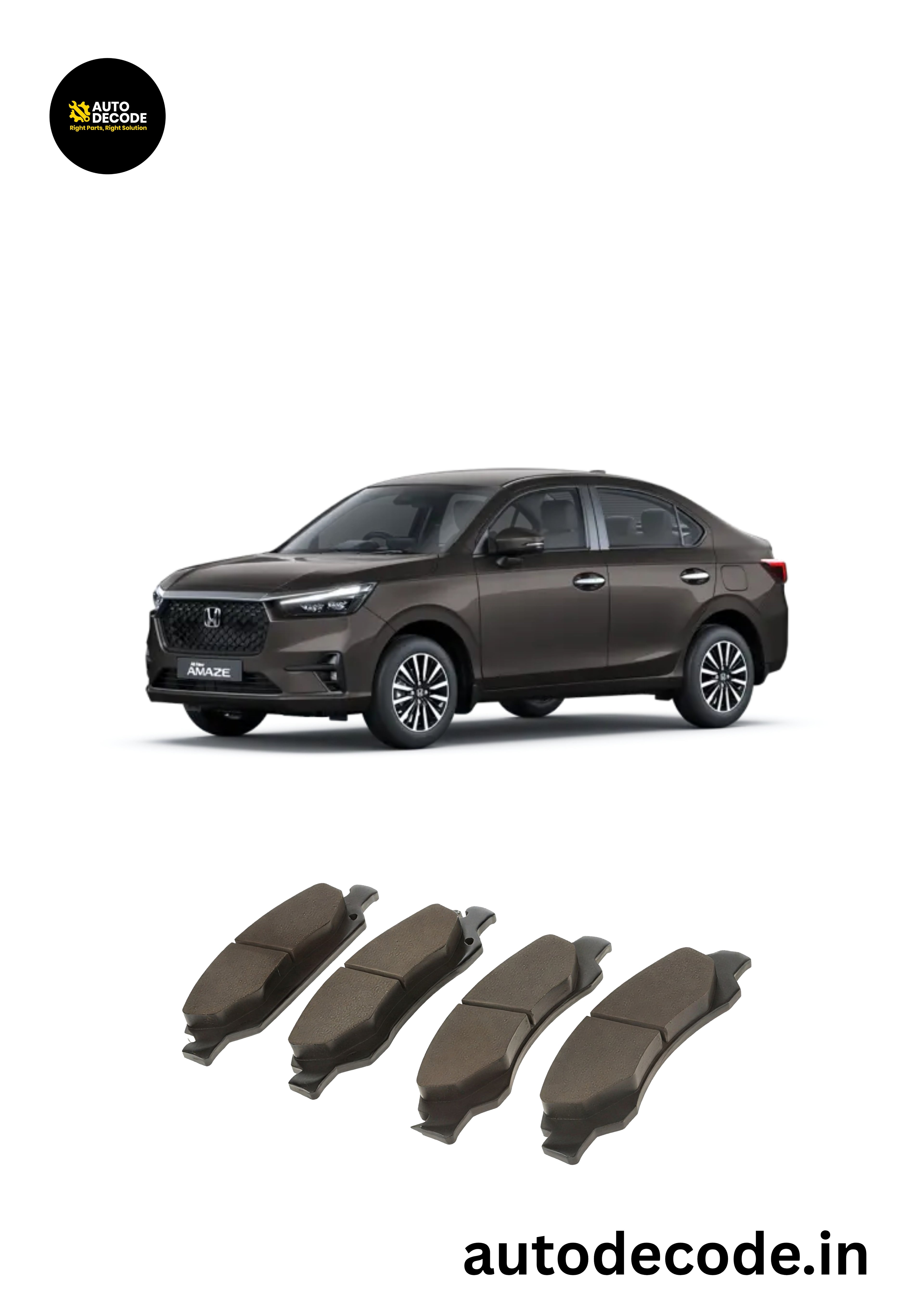 Front Brake Pads For Honda Amaze – Rane