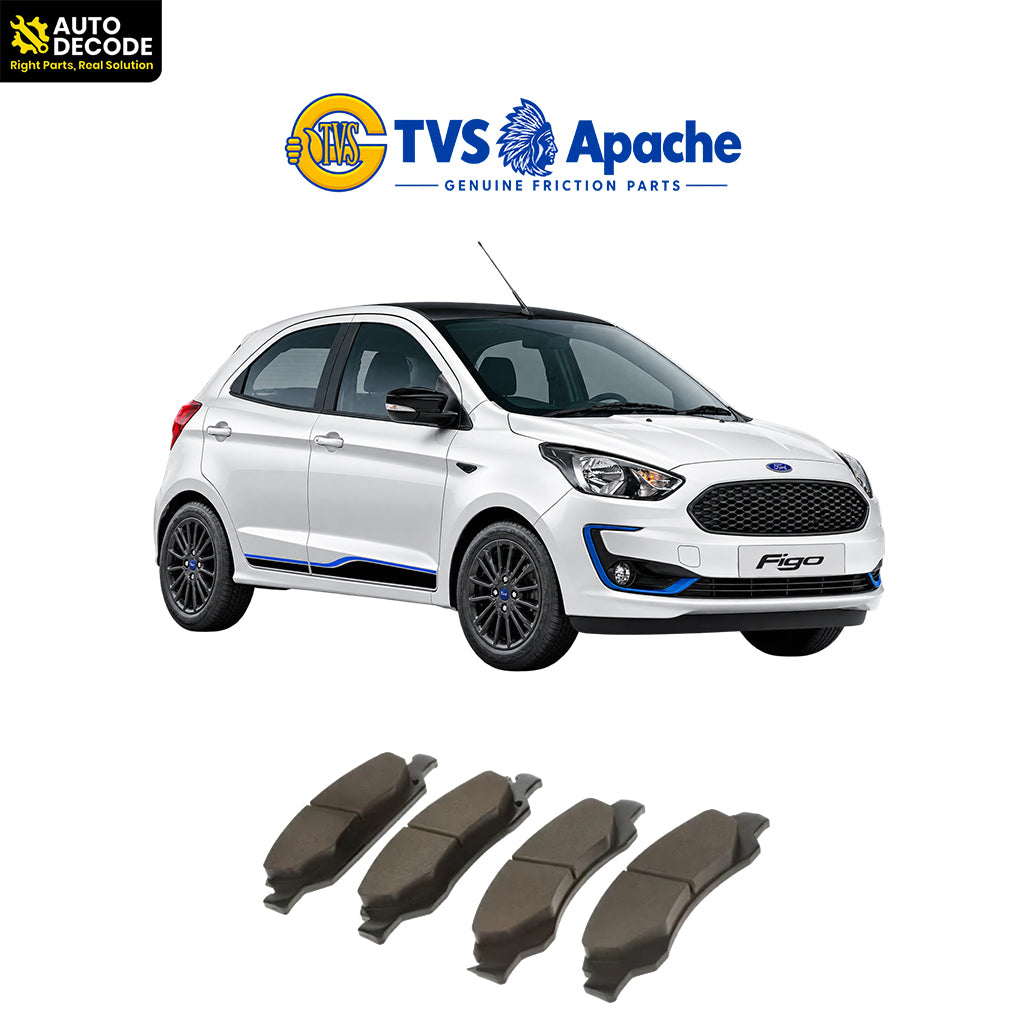 Front Brake Pads For Maruti Ertiga, Ford Figo & More Set of 4 | TVS