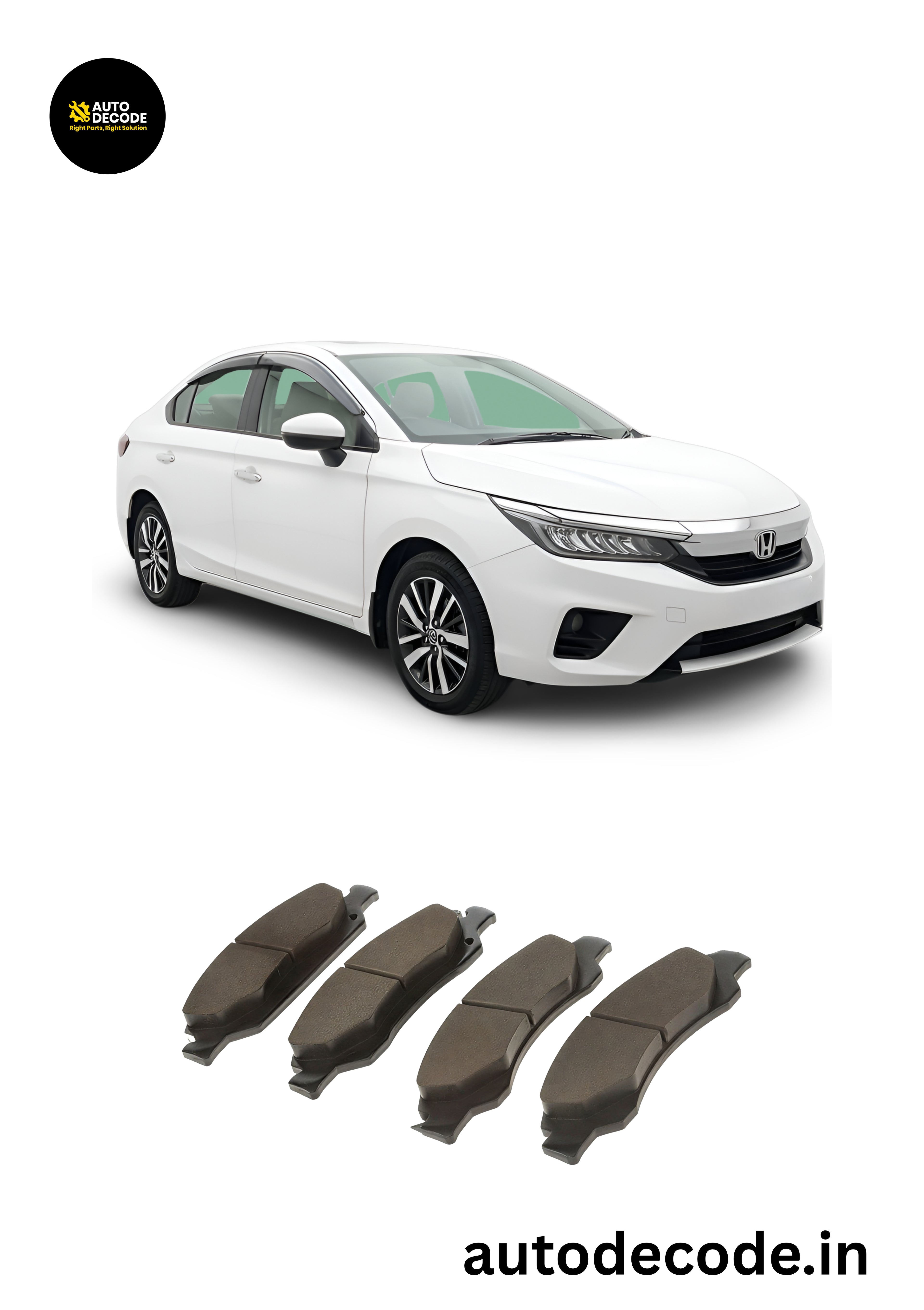 Front Brake Pads For Honda City – Rane