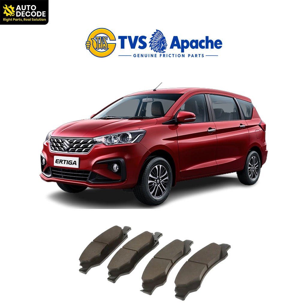 Front Brake Pads For Maruti Ertiga, Ford Figo & More Set of 4 | TVS