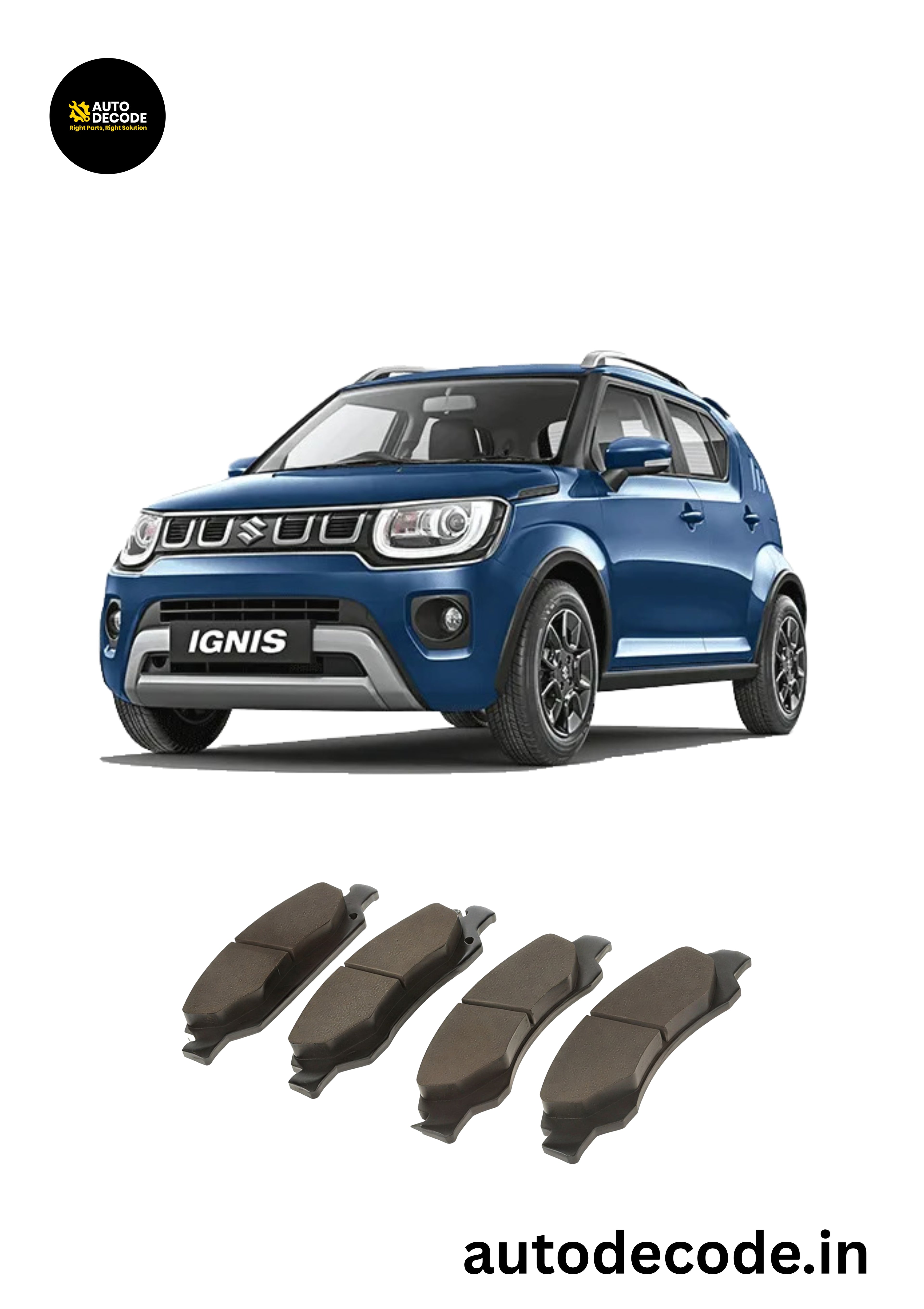 Front Brake Pads For Maruti Ignis – Maruti  Genuine (MGP)
