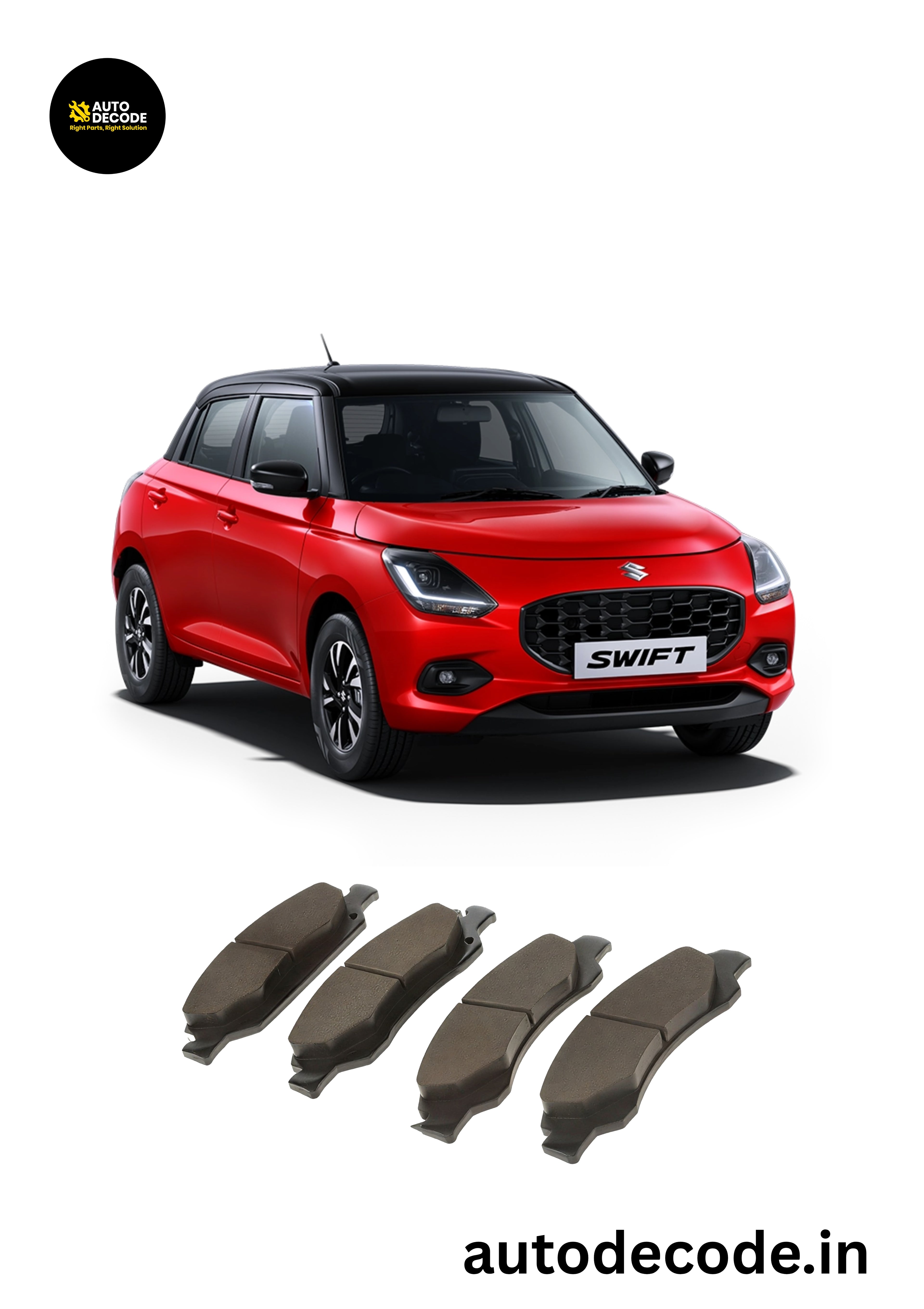 Front Brake Pads For Maruti Suzuki Swift – Rane