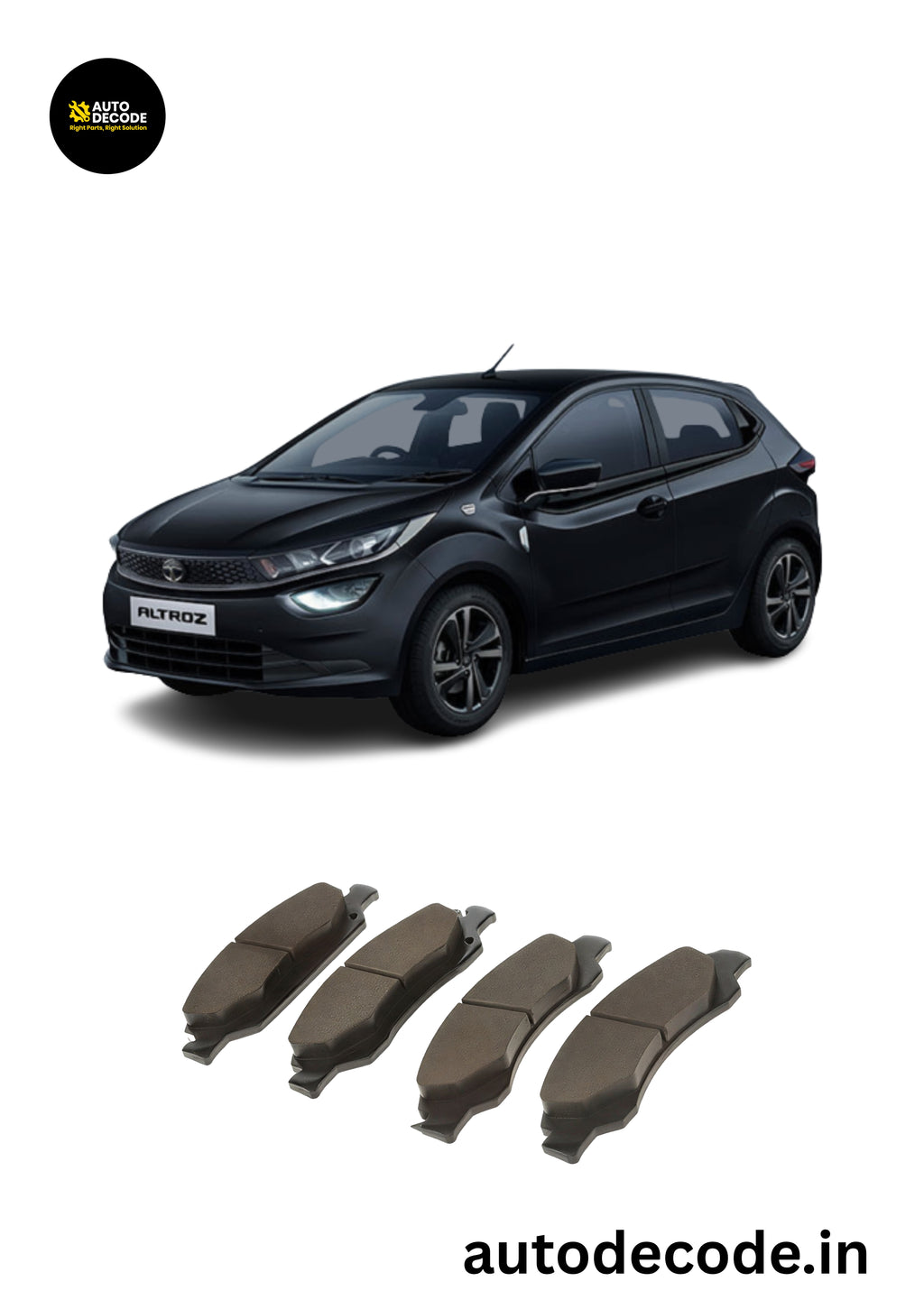 Front Brake Pads For Tata Nexon / Altroz Diesel – TVS