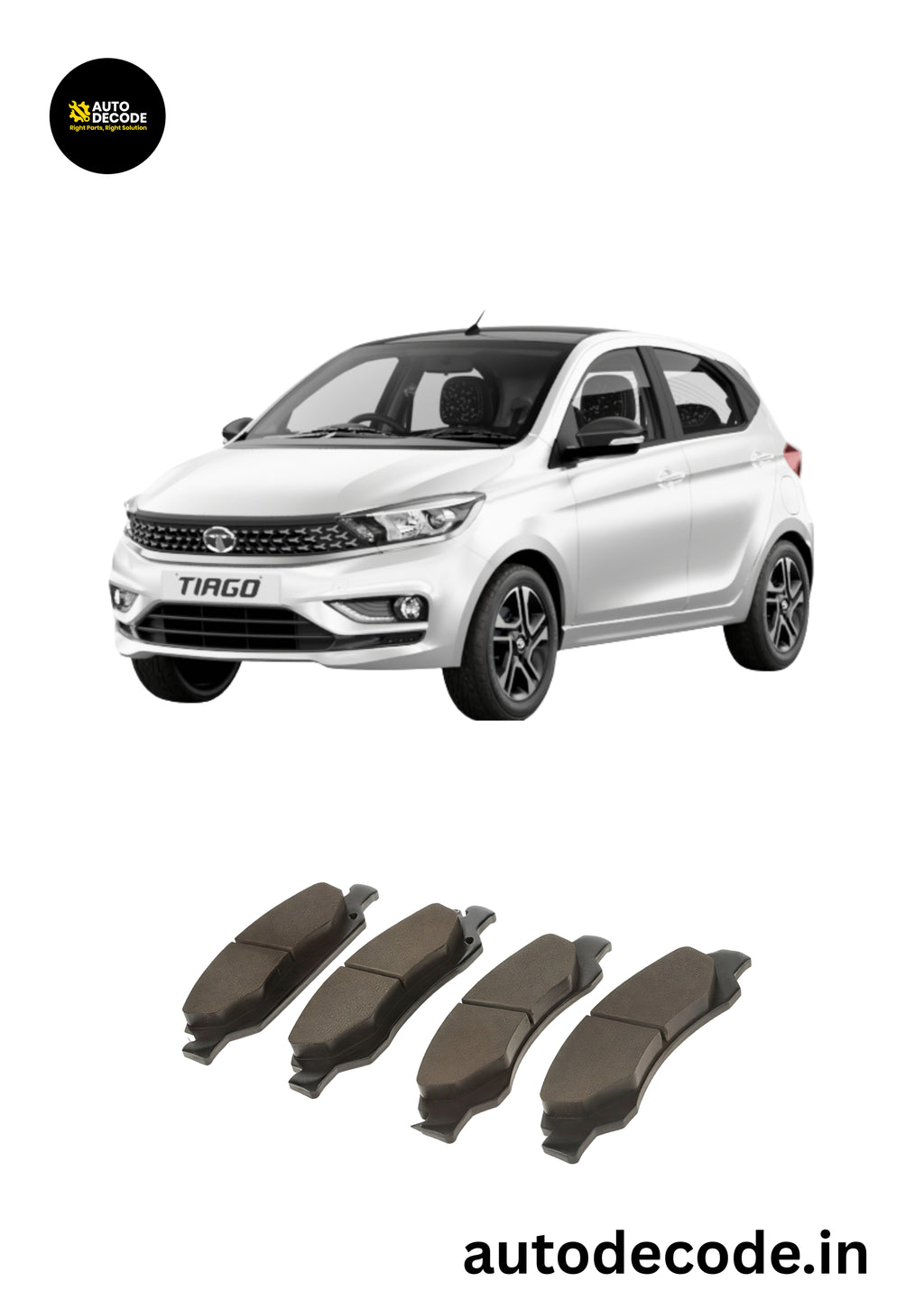 Front Brake Pads For Tata Tiago / Tigor – Rane
