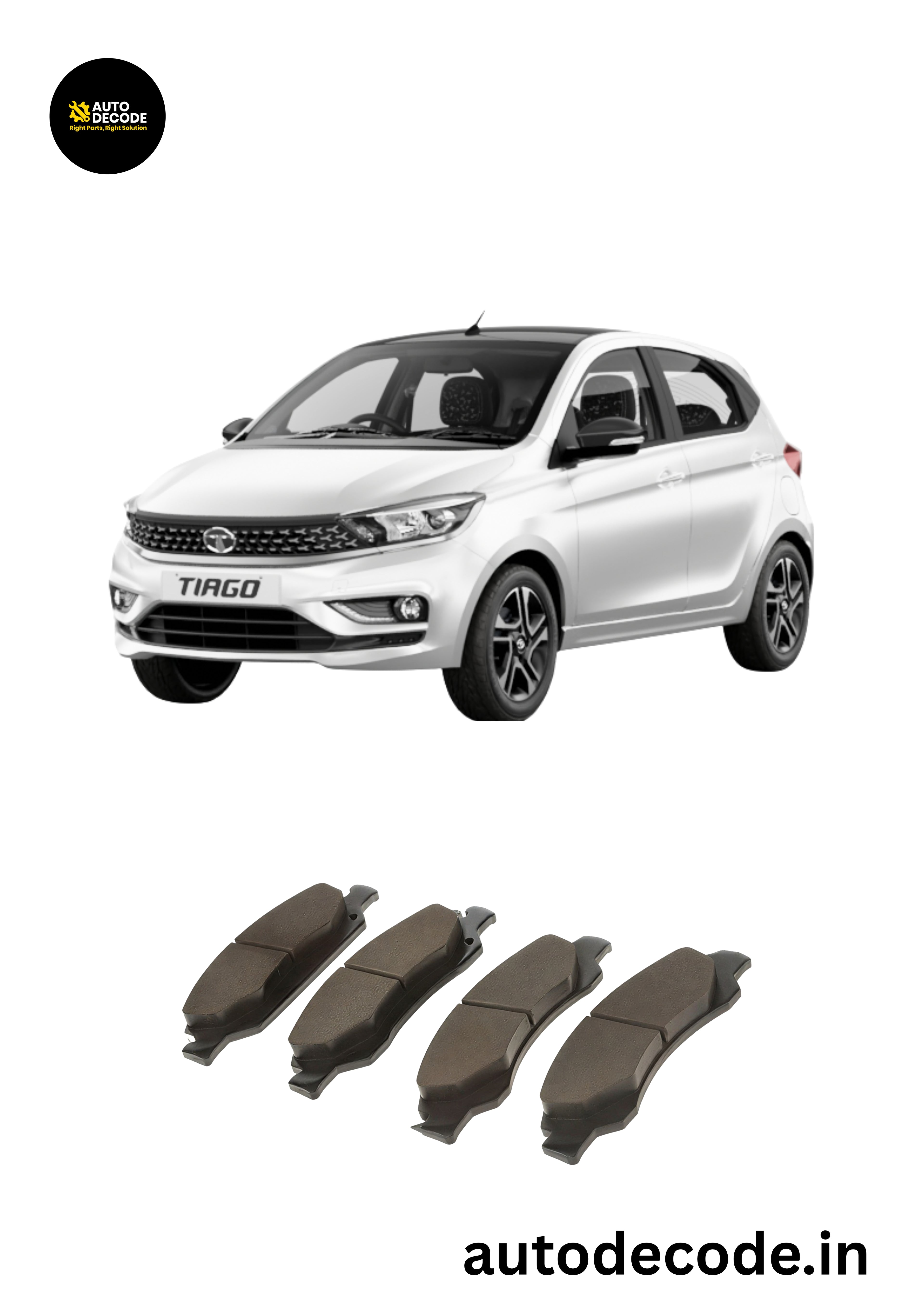 Front Brake Pads For Tata Tiago / Tigor – Rane