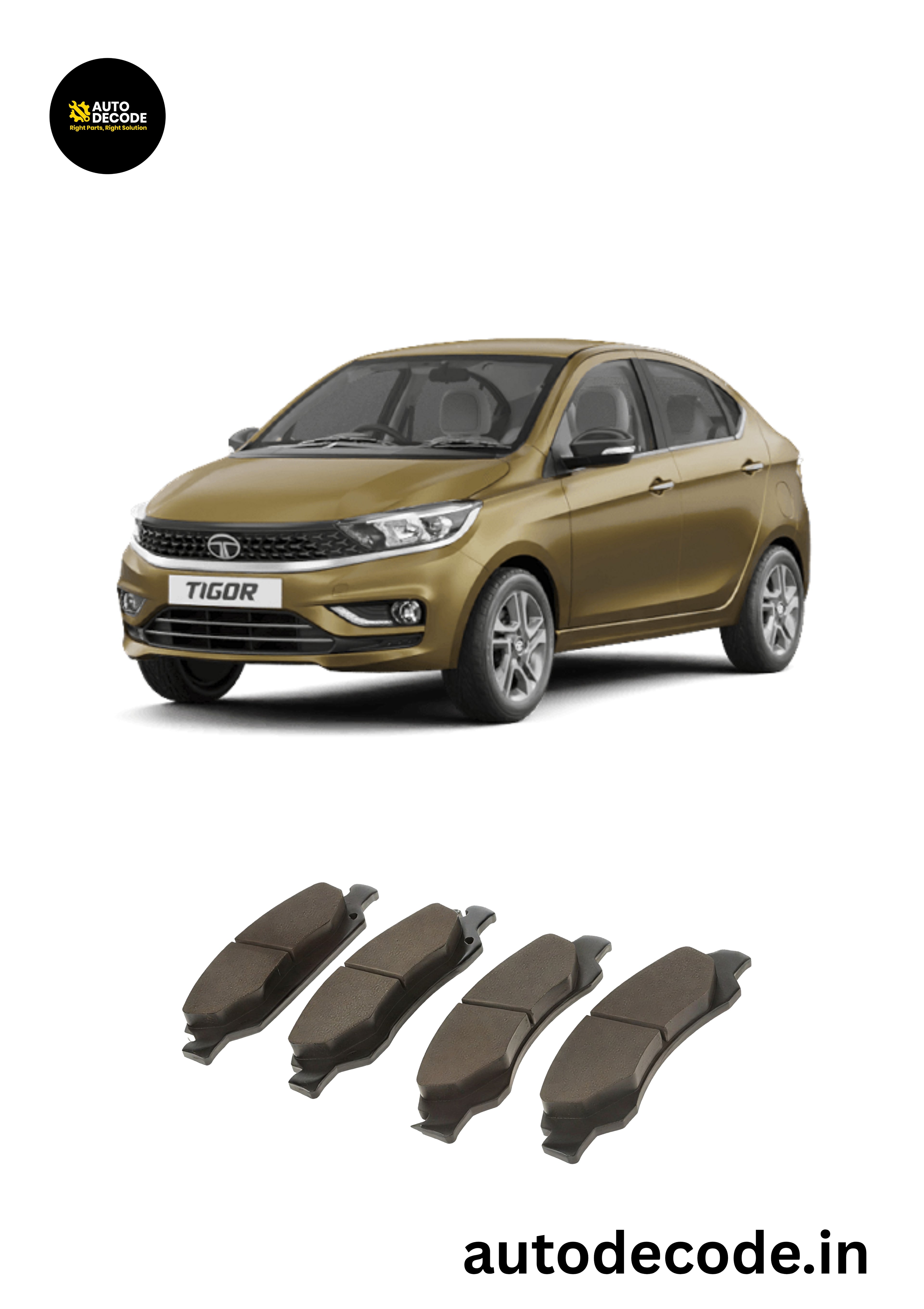 Front Brake Pads For Tata Tiago / Tigor – Rane