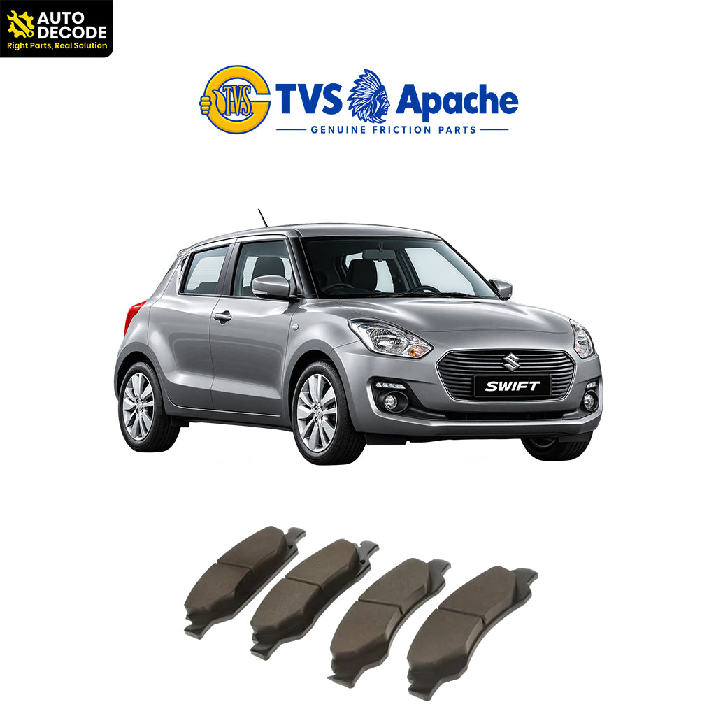 Front Brake Pads For Baleno / Swift(2018–21) & Dzire | TVS