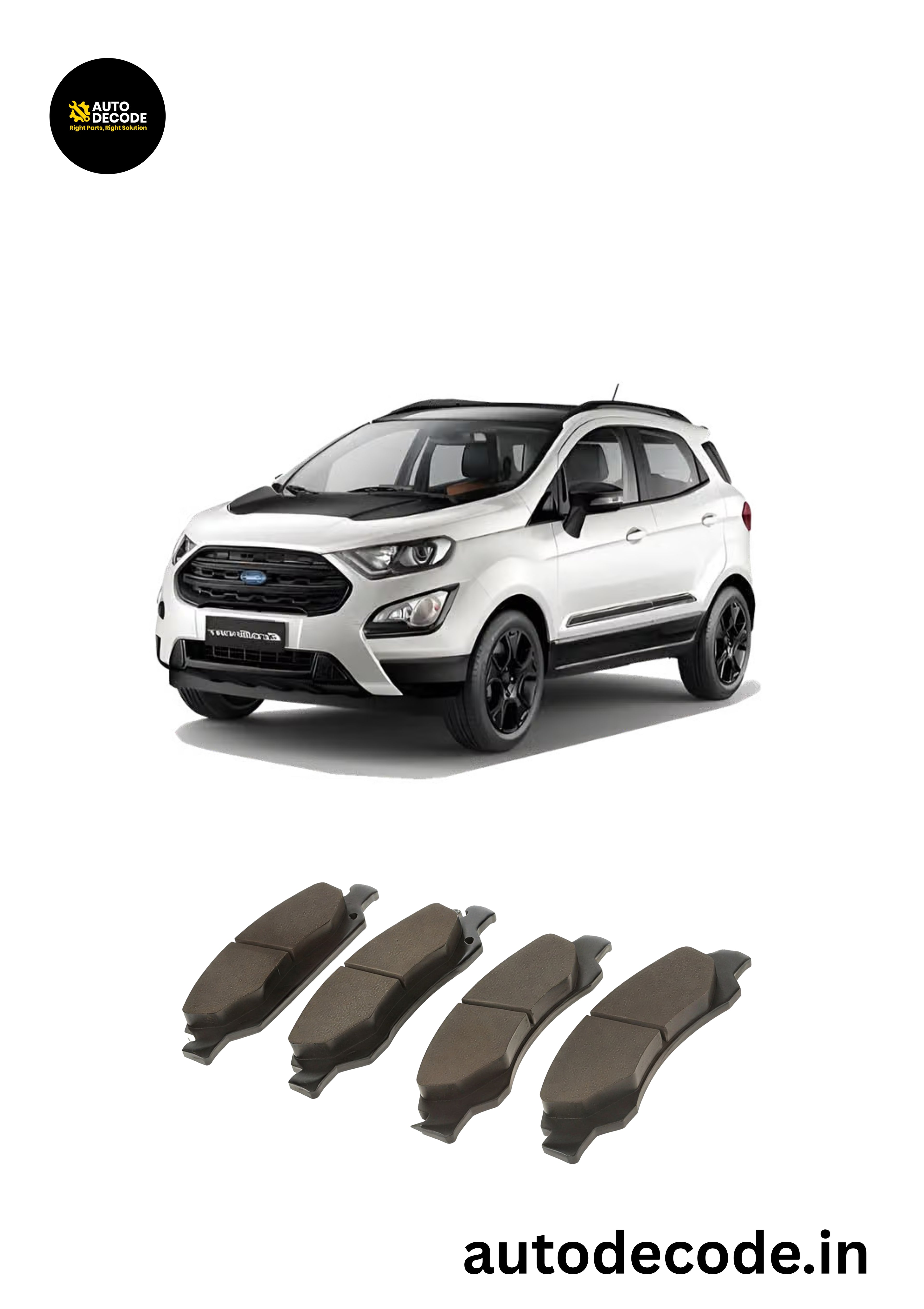 Front Brake Pads For Ford EcoSport – TVS