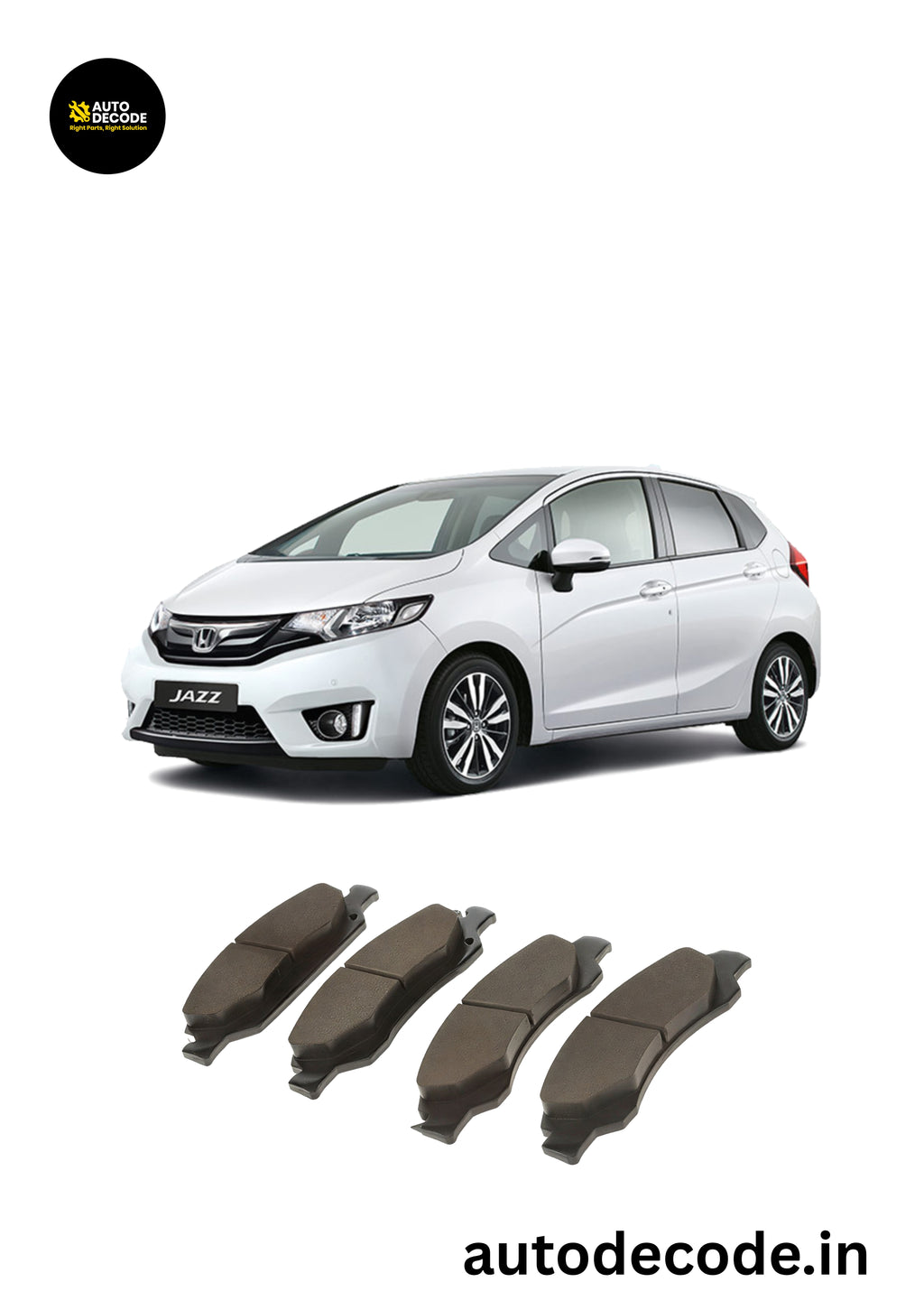 Front Brake Pads For Honda City / Jazz / WR-V – TVS