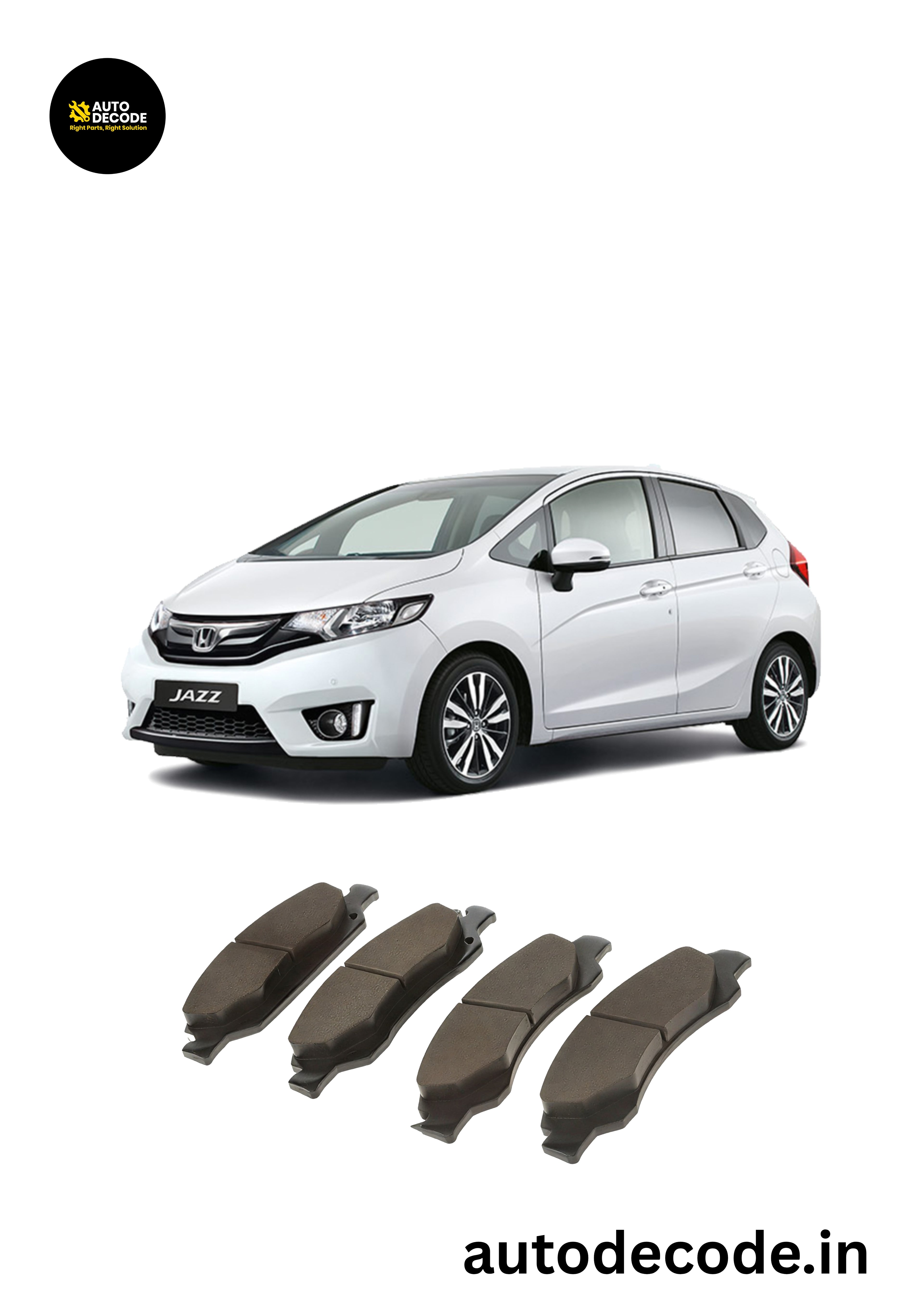 Front Brake Pads For Honda City / Jazz / WR-V – TVS