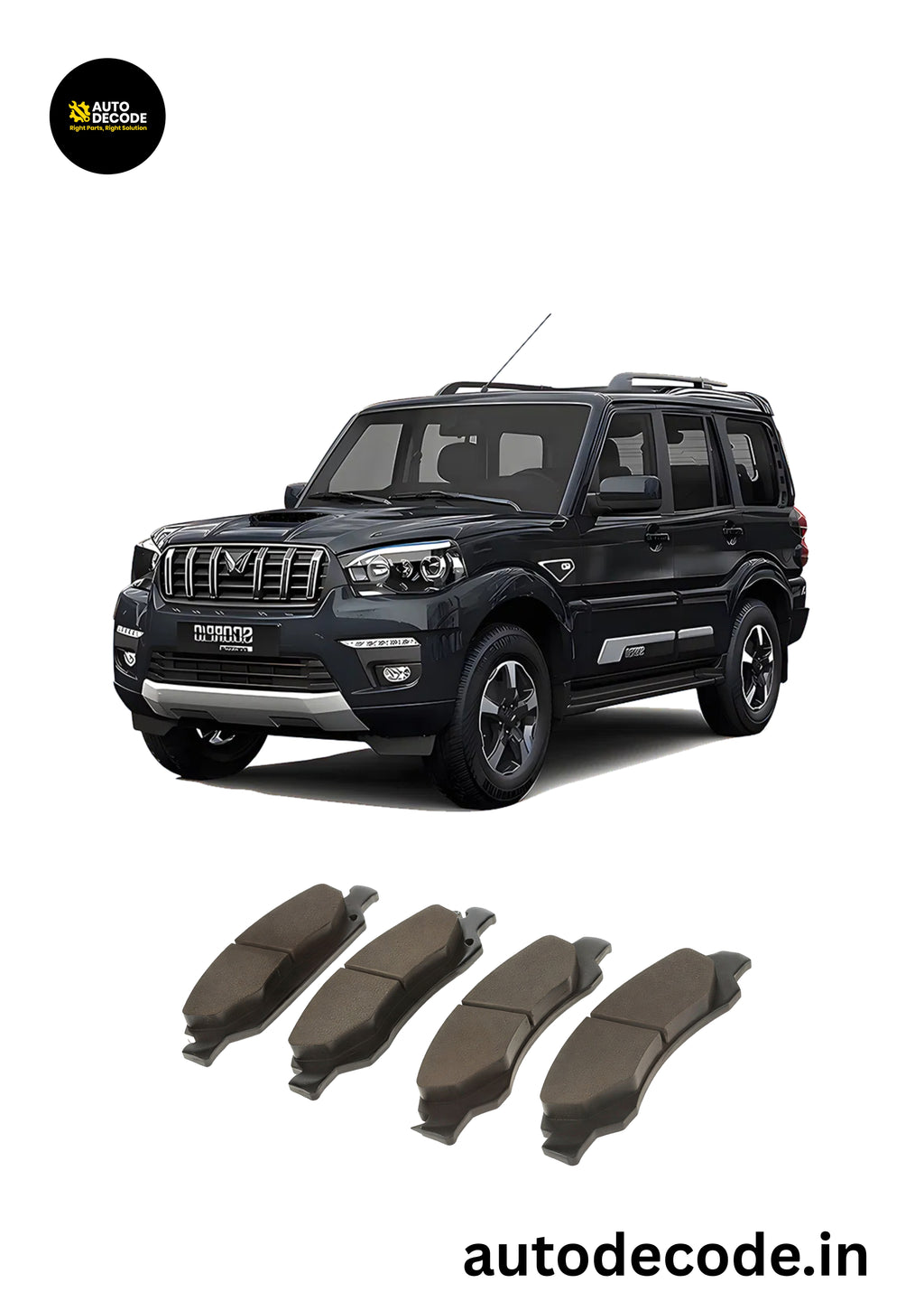 Front Brake Pads For Mahindra Scorpio Classic  Set