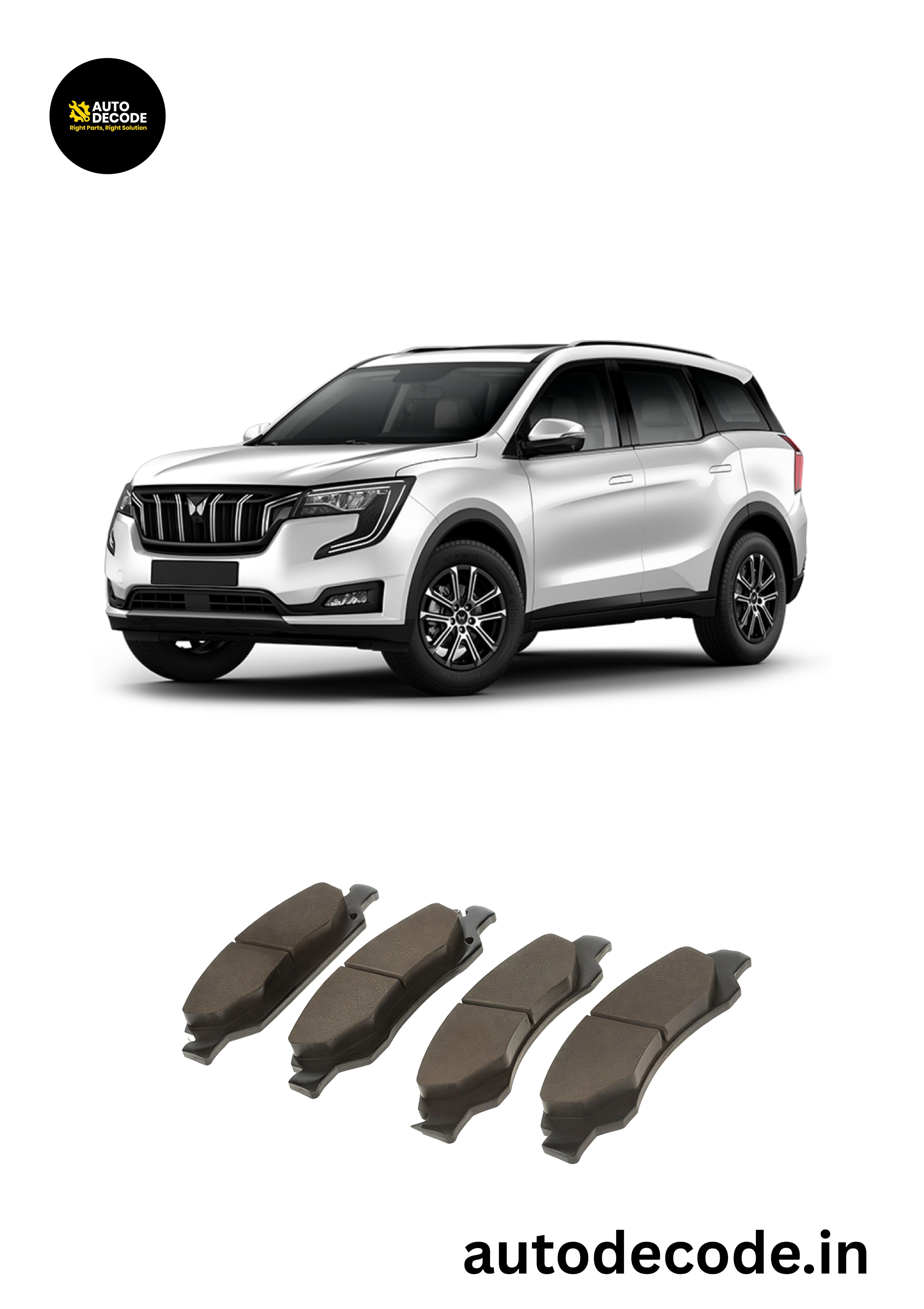 Rear Brake Pads For Mahindra XUV700  Set | Mahindra Genuine