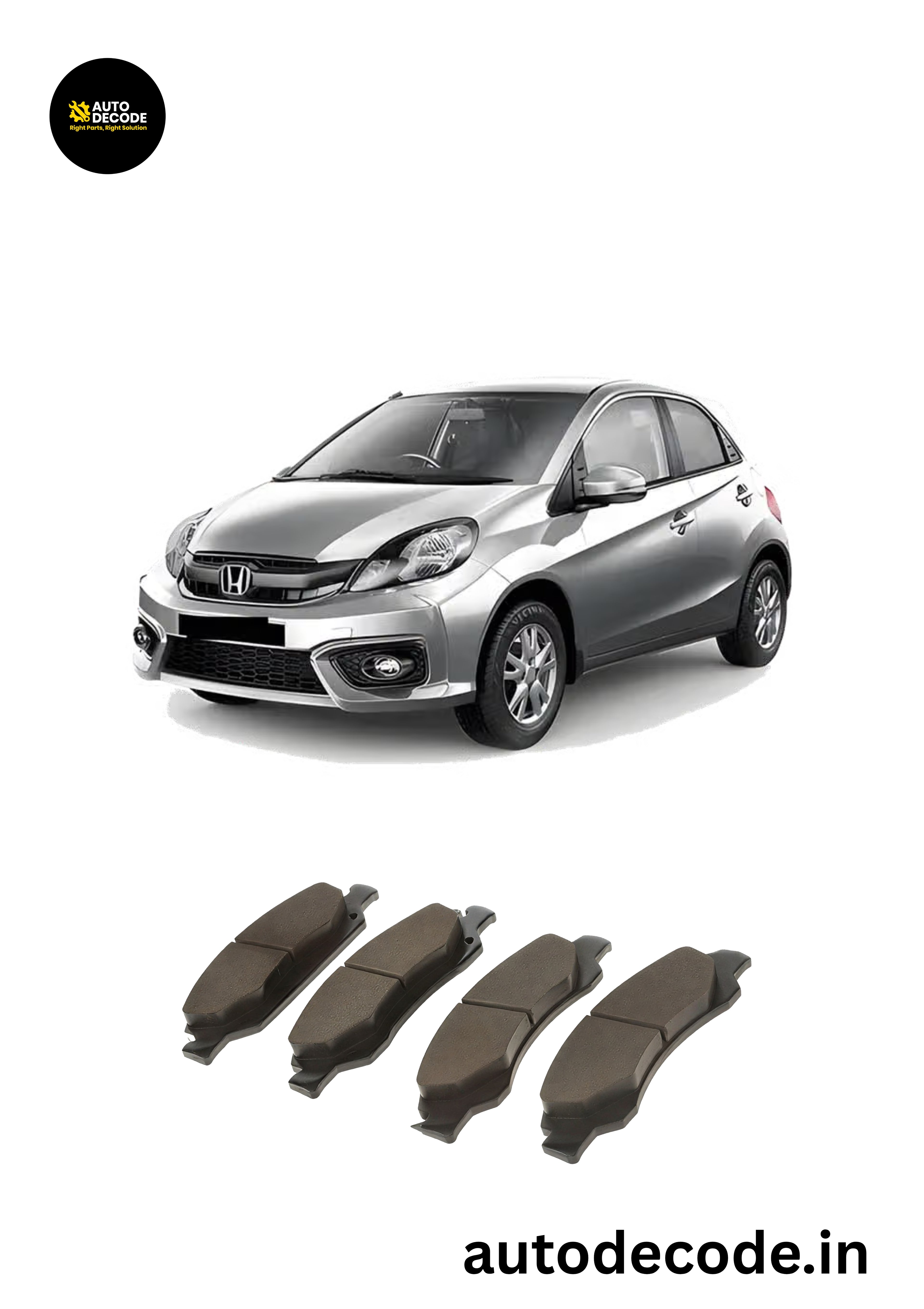 Front Brake Pads For Honda Brio – Rane