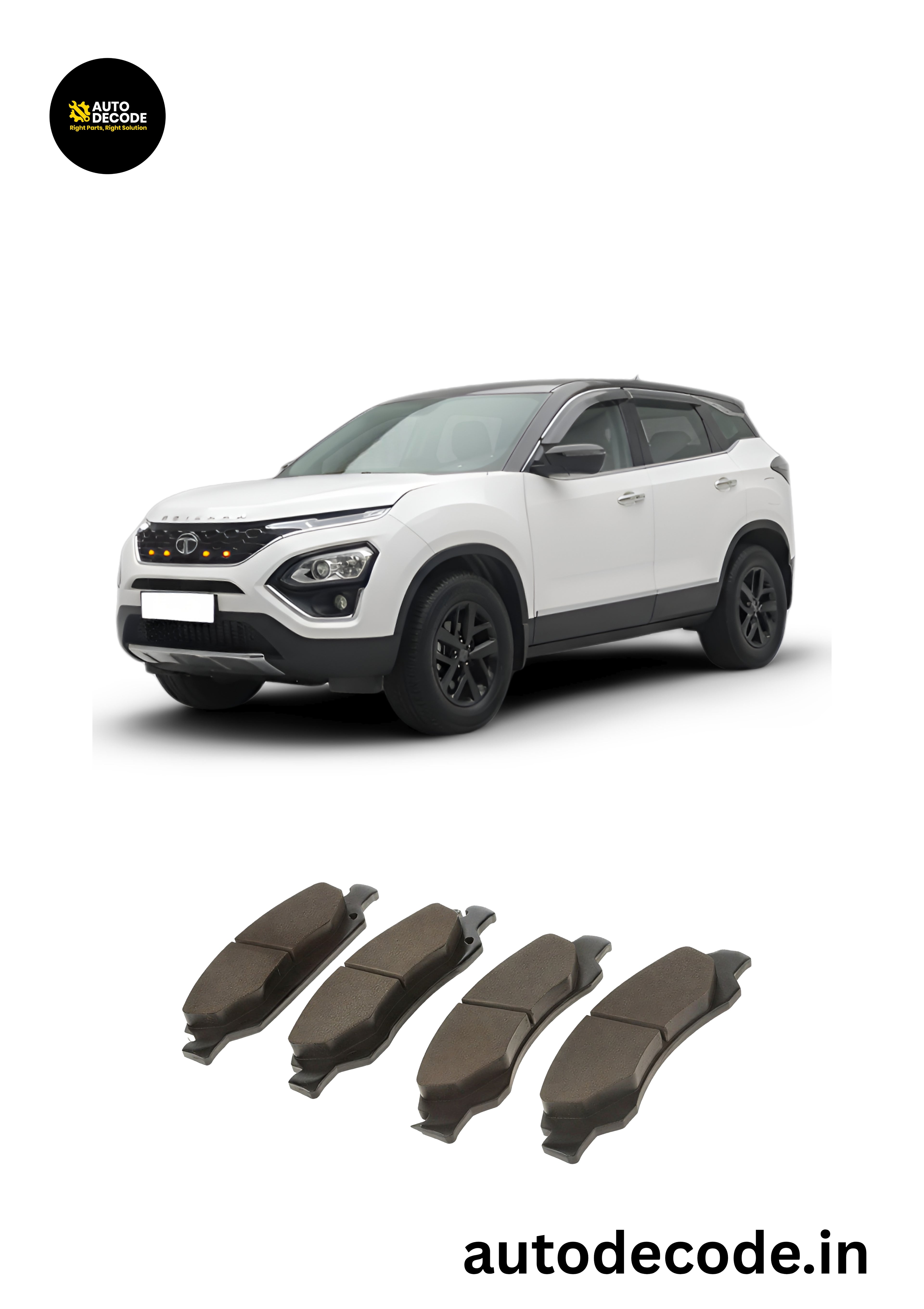 Front Brake Pads for Tata Harrier | TVS