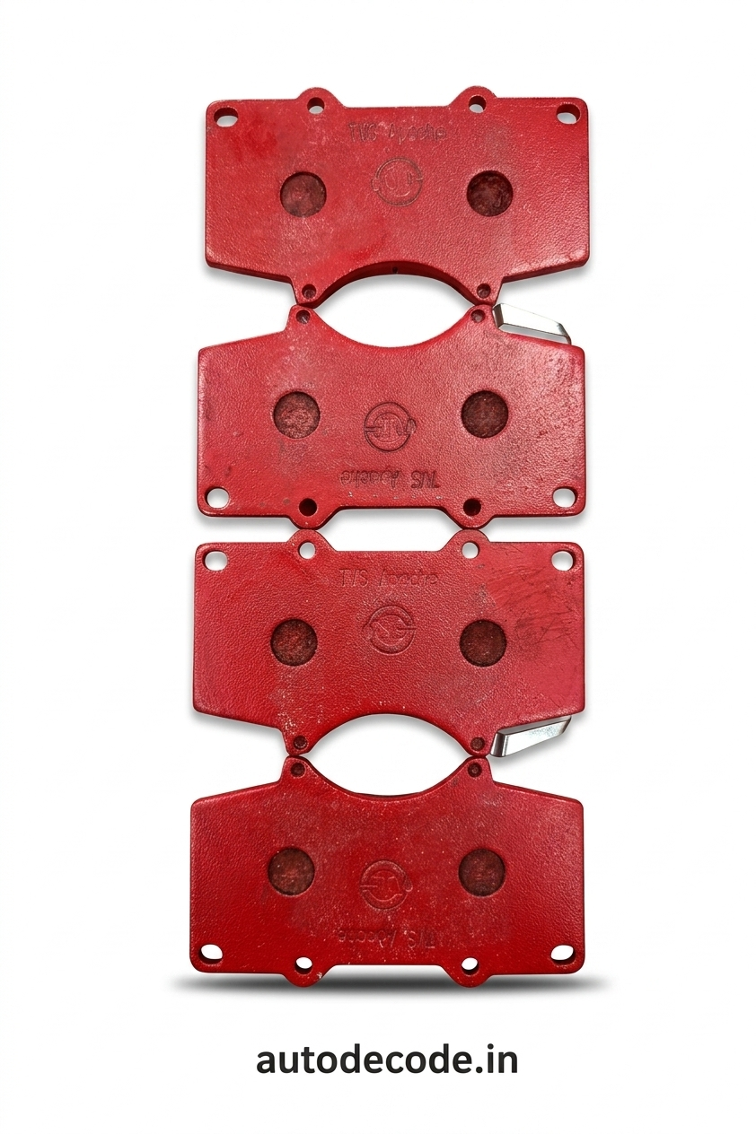 Front Brake Pad for Toyota Fortuner Type 1 | TVS |