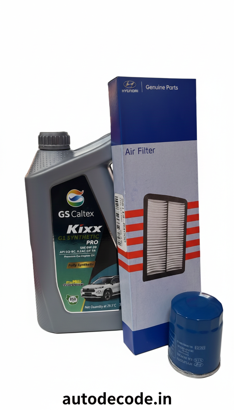 Hyundai Exter Petrol Service Kit