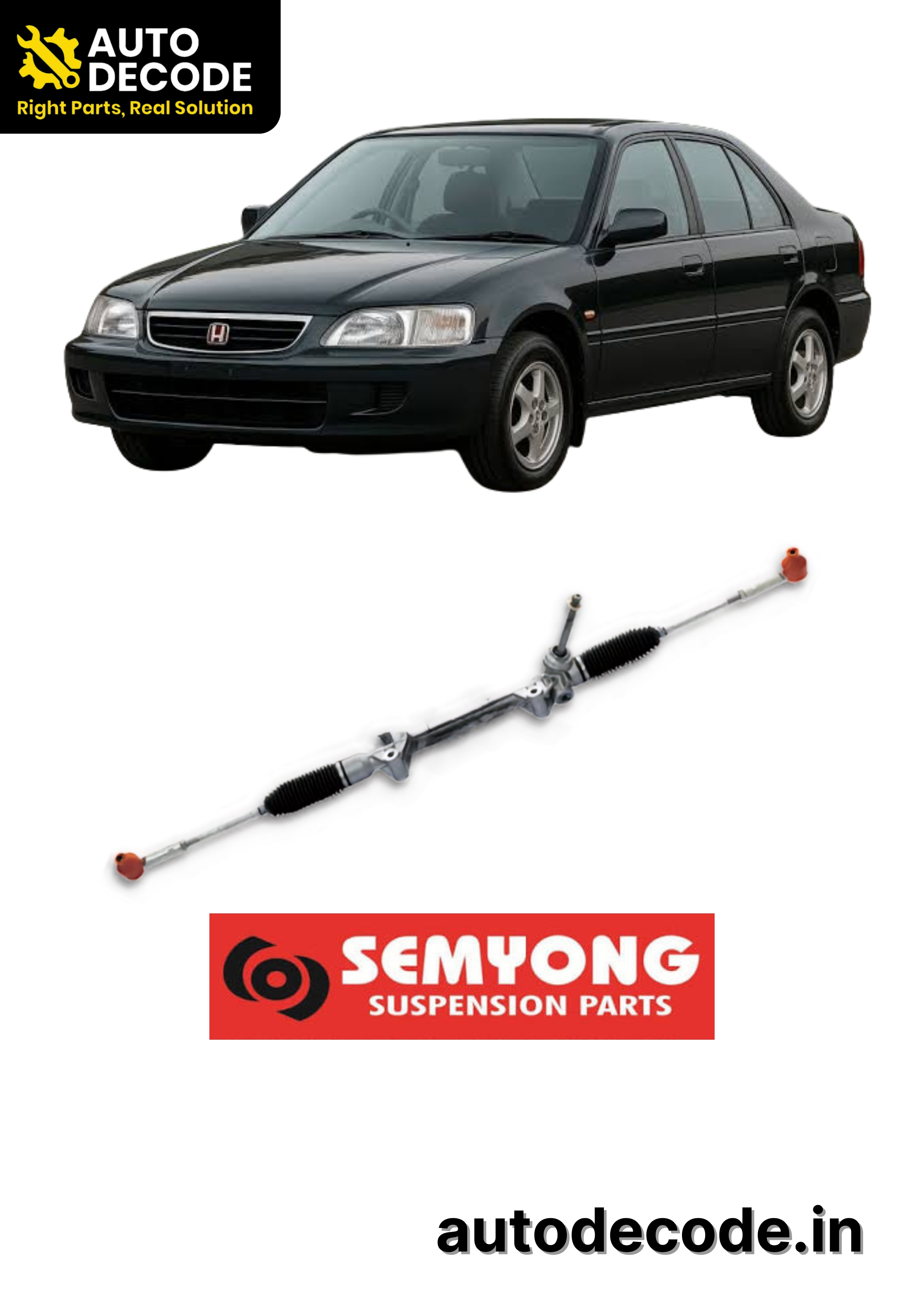 Steering Rack Assembly for Honda City Type-2 – Semyong