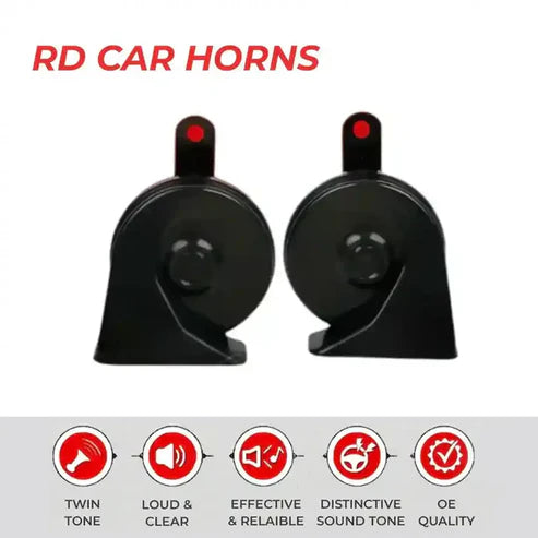 RD Car Horns RD CH01 | Twin Tone 12V Car Horn Pair