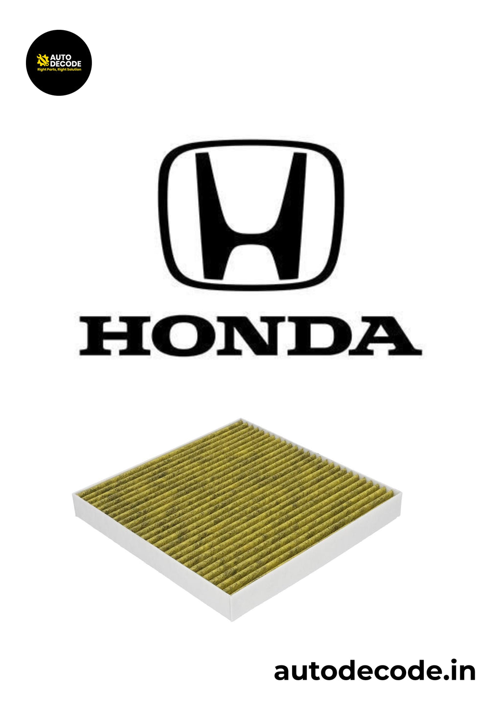 Honda Activated Carbon Cabin Filter