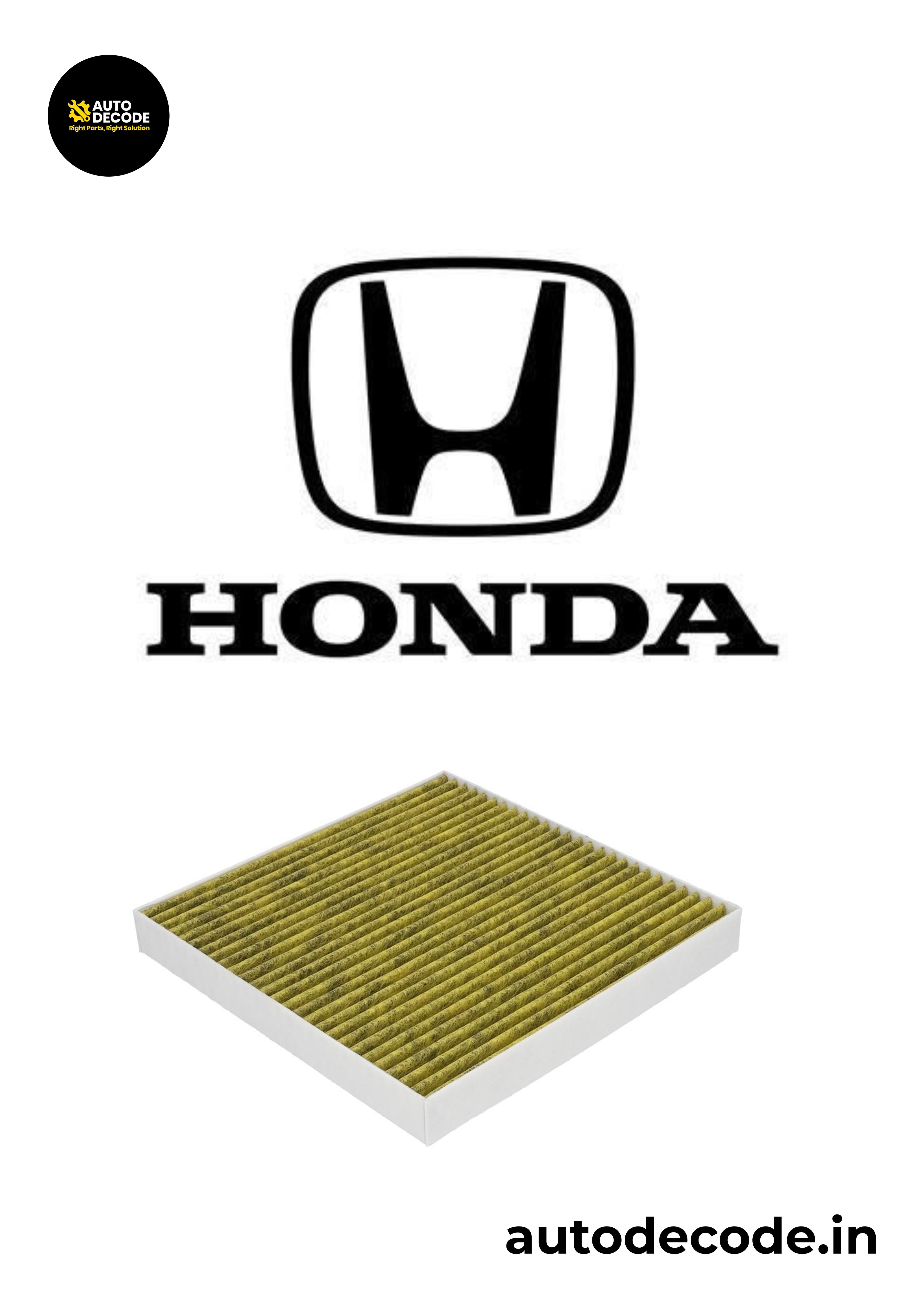 Honda Activated Carbon Cabin Filter