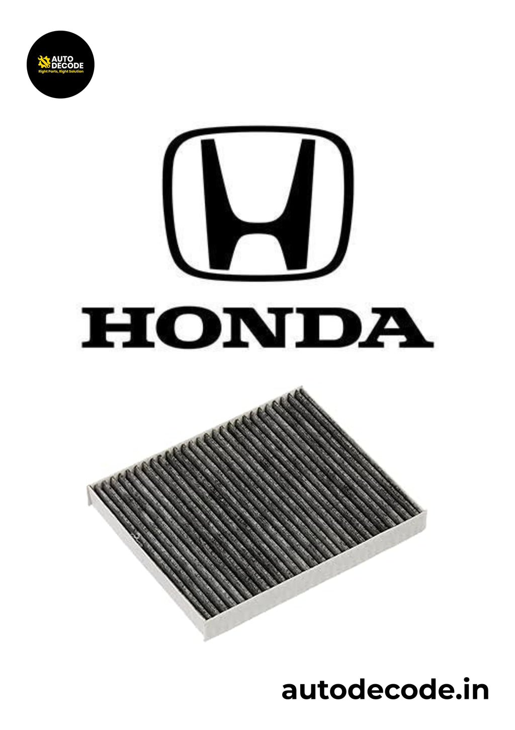 Honda Activated Carbon Cabin Filter